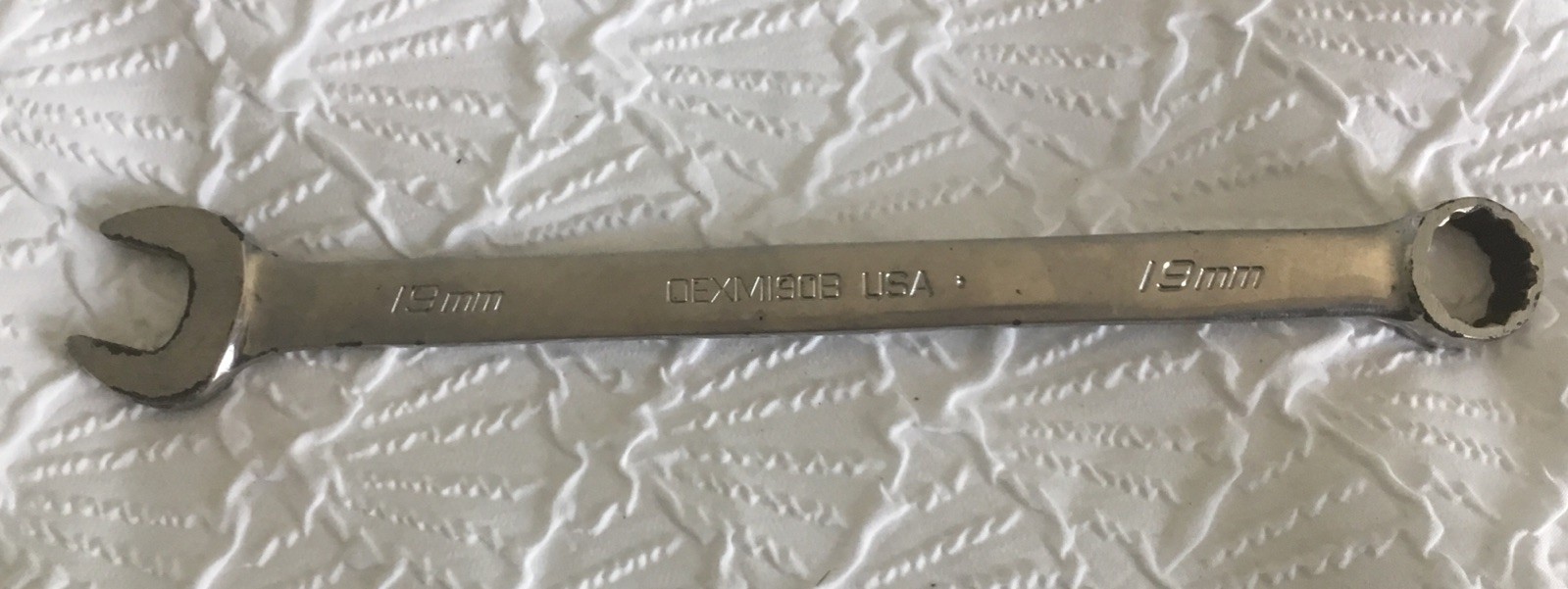 Snap-on 19mm Combination Wrench OEXM190B Metric Tool Flank Drive 12 Point USA EX