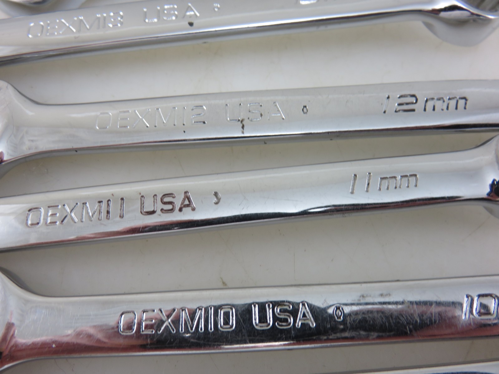 Snap-On OEXM SHORT Metric Combination Wrench 6mm-19mm 12pc Set Made In USA
