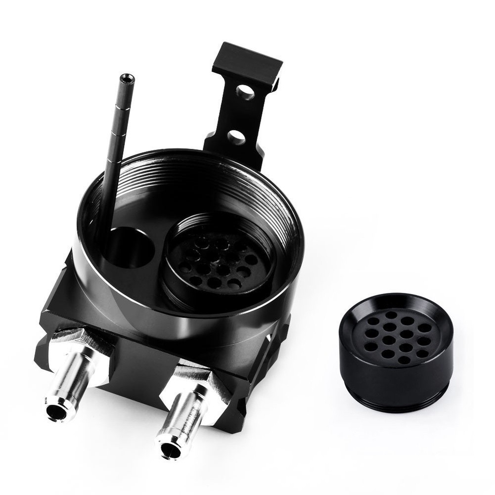 Aluminum Oil Catch Can 300ML with Steel Wool Breather for Auto Performance