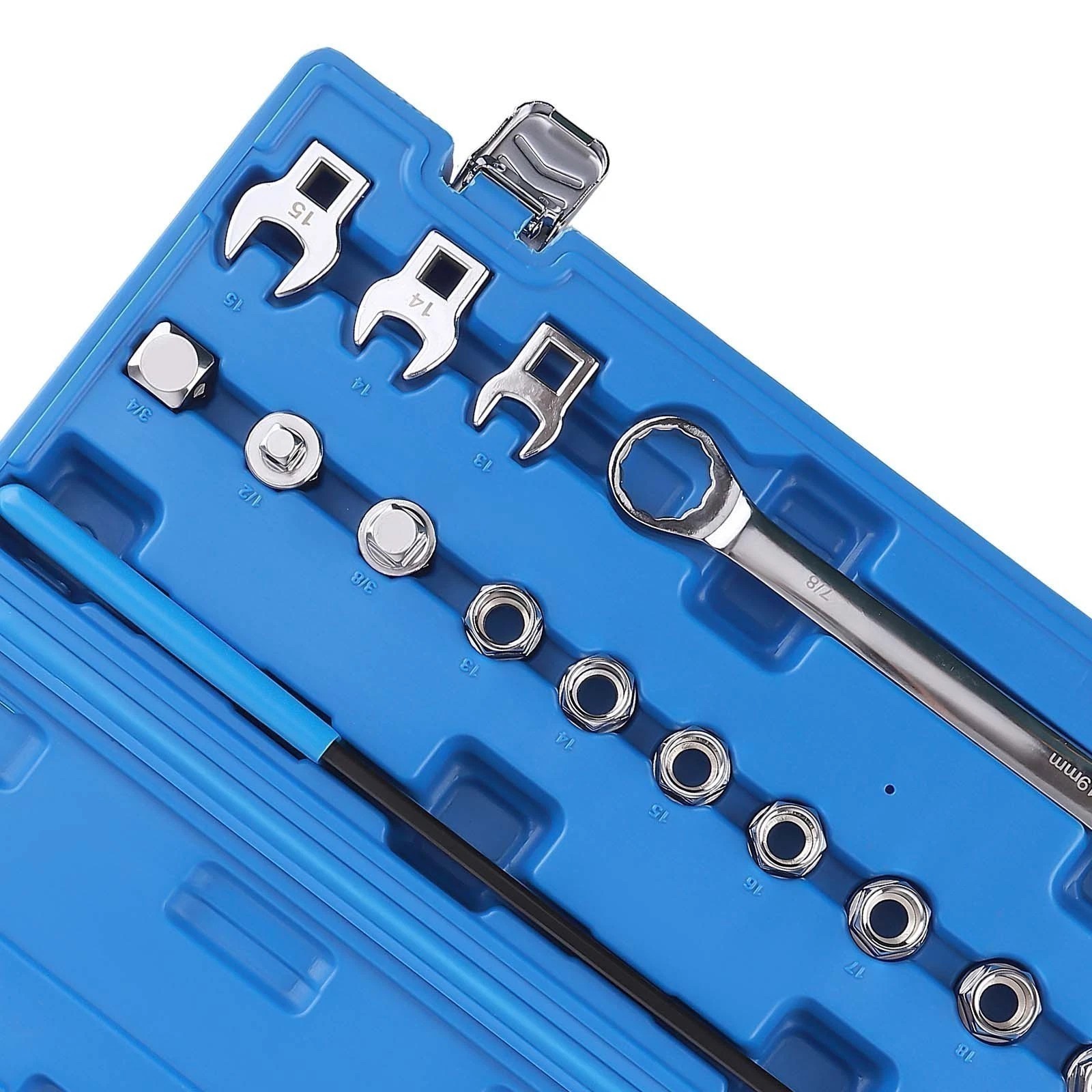 15PCS Serpentine Belt Tool Set, Professional Ratcheting Serpentine Belt Tensione