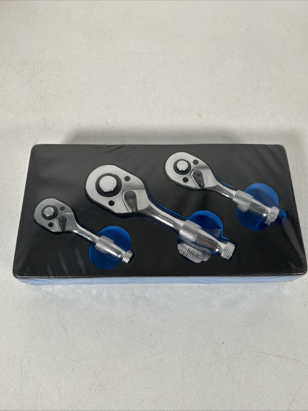 US PRO 3pc STUBBY RATCHET HANDLE SET 1/4 – 3/8 & 1/2″dr B4129