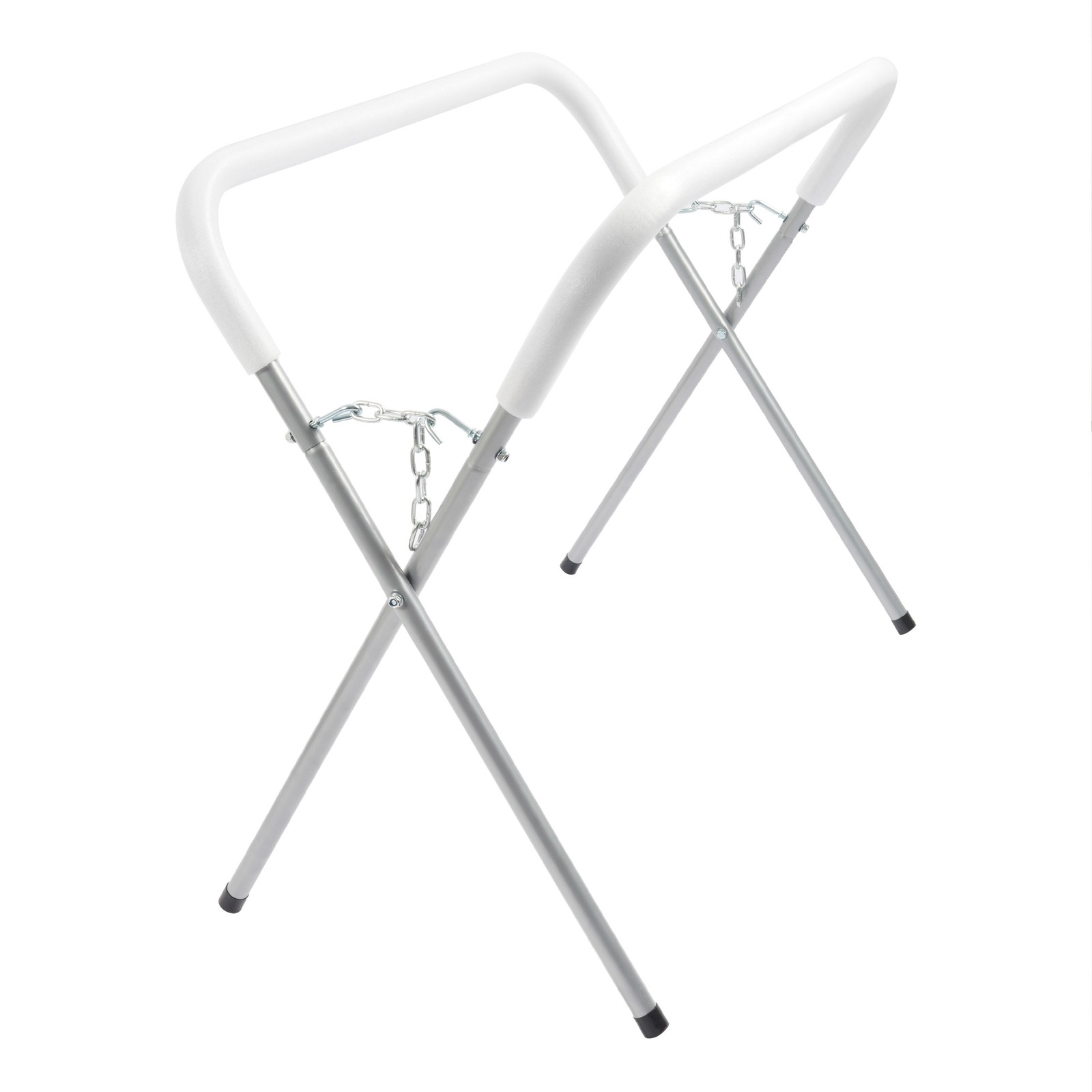 Heavy Duty Auto Body Painting Adjustable Work Stand 500 LBS For Bumpers Silvery