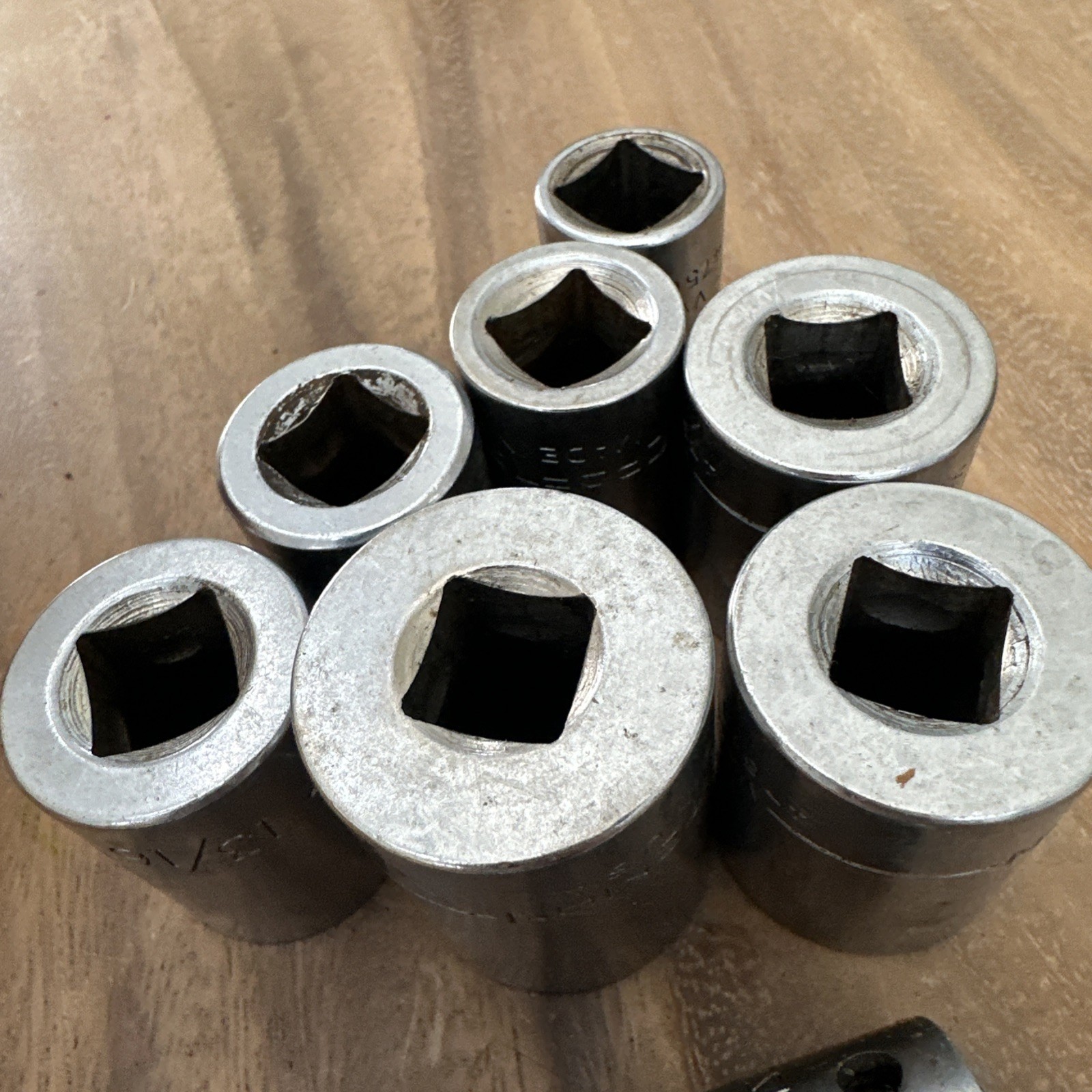 Craftsman USA 1/2” Drive Socket Set V Series 12 Pt Chrome 1/2”- 1” 8 Pc. SAE