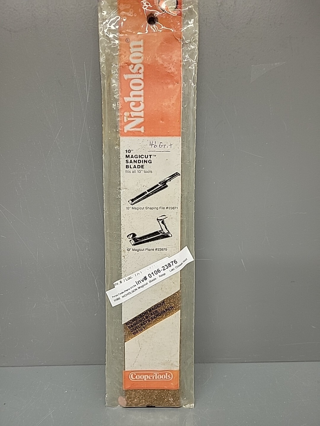 Nicholson 10″ Carbide Abrasive Blade 46 Grit Fits Stanley 295 296 285 21-430 USA