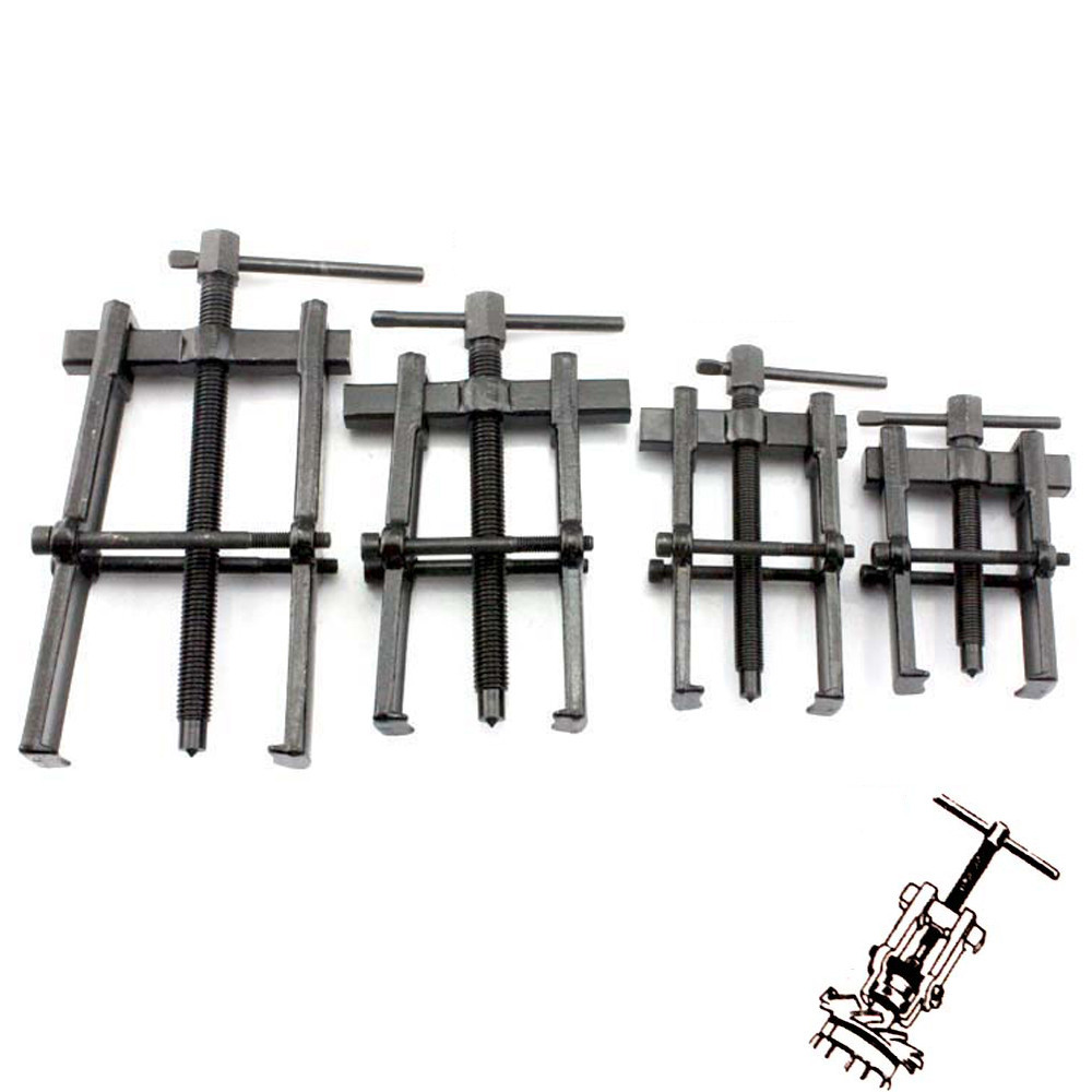 Two Jaw Twin Legs Bearing Gear Removal Kit Puller Remover Hand Tool 19 to 40mm