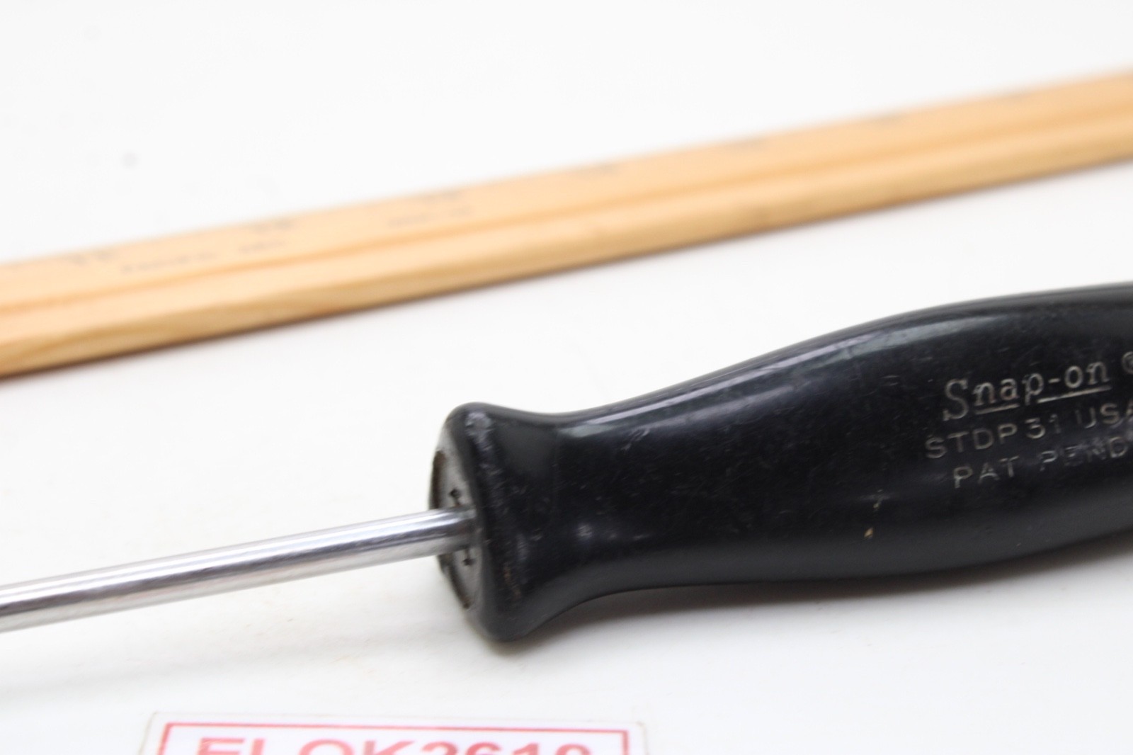 Snap-on SDDP31 No 1 Philips Head Screwdriver Black Hard Handle USA