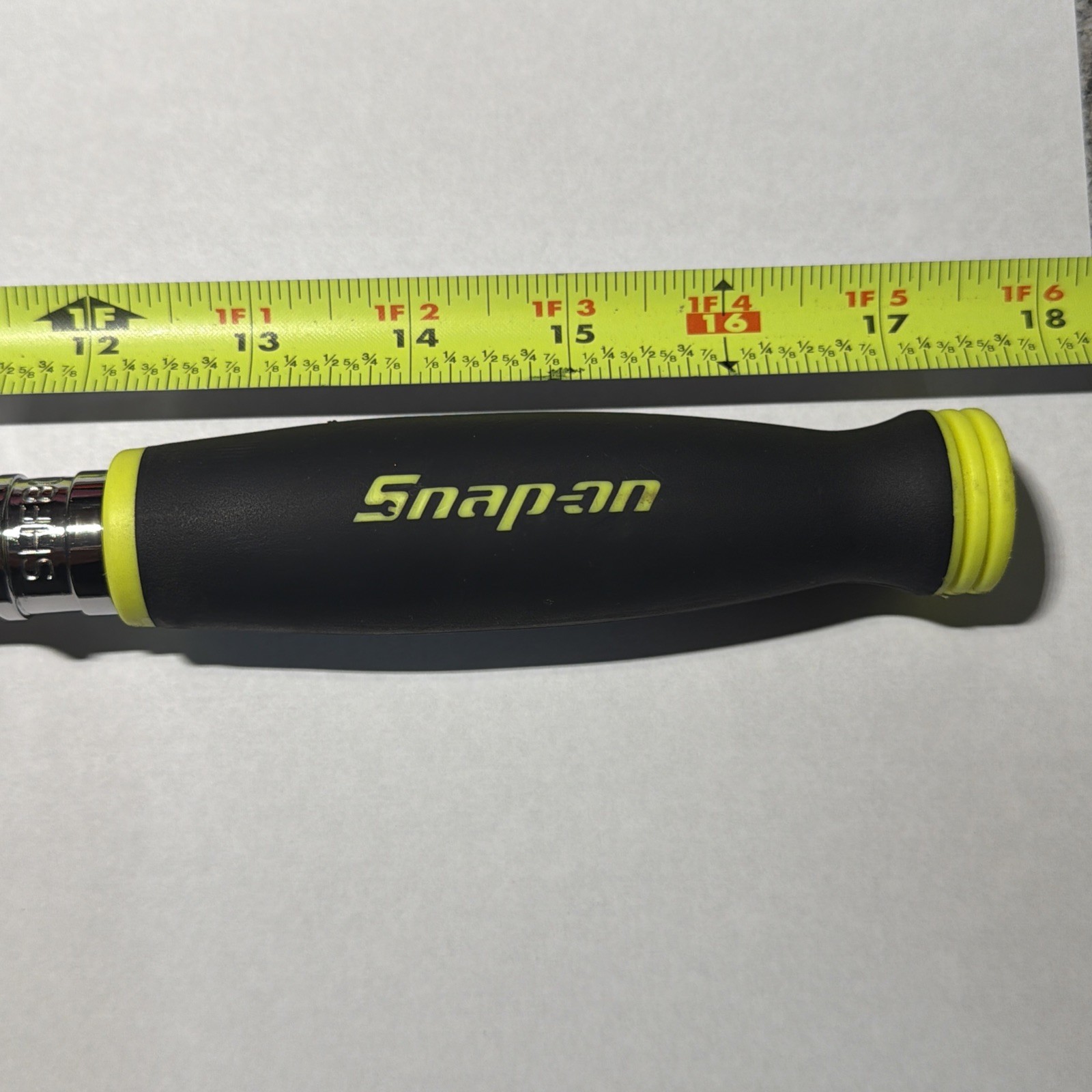 SNAP ON TOOLS DK TITANIUM 1/2″ Drive Soft Grip Std Flex Head Ratchet SHF80A DT +