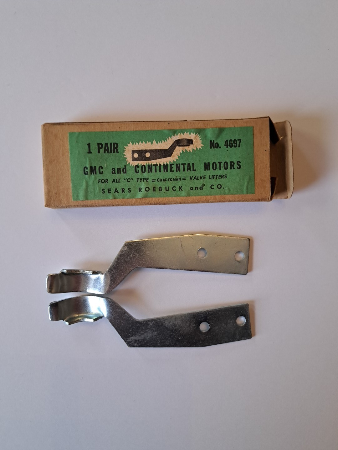 Craftsman Valve Lifters Pair #4697 GMC Continental Type C Sears Roebuck NOS VTG