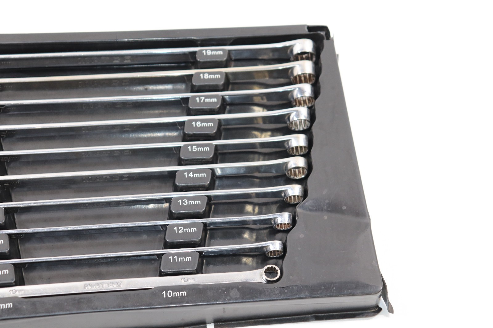 Matco Extra Long Flex Head Ratcheting Metric Wrench Set 10mm-19mm SRFBZLM102TA