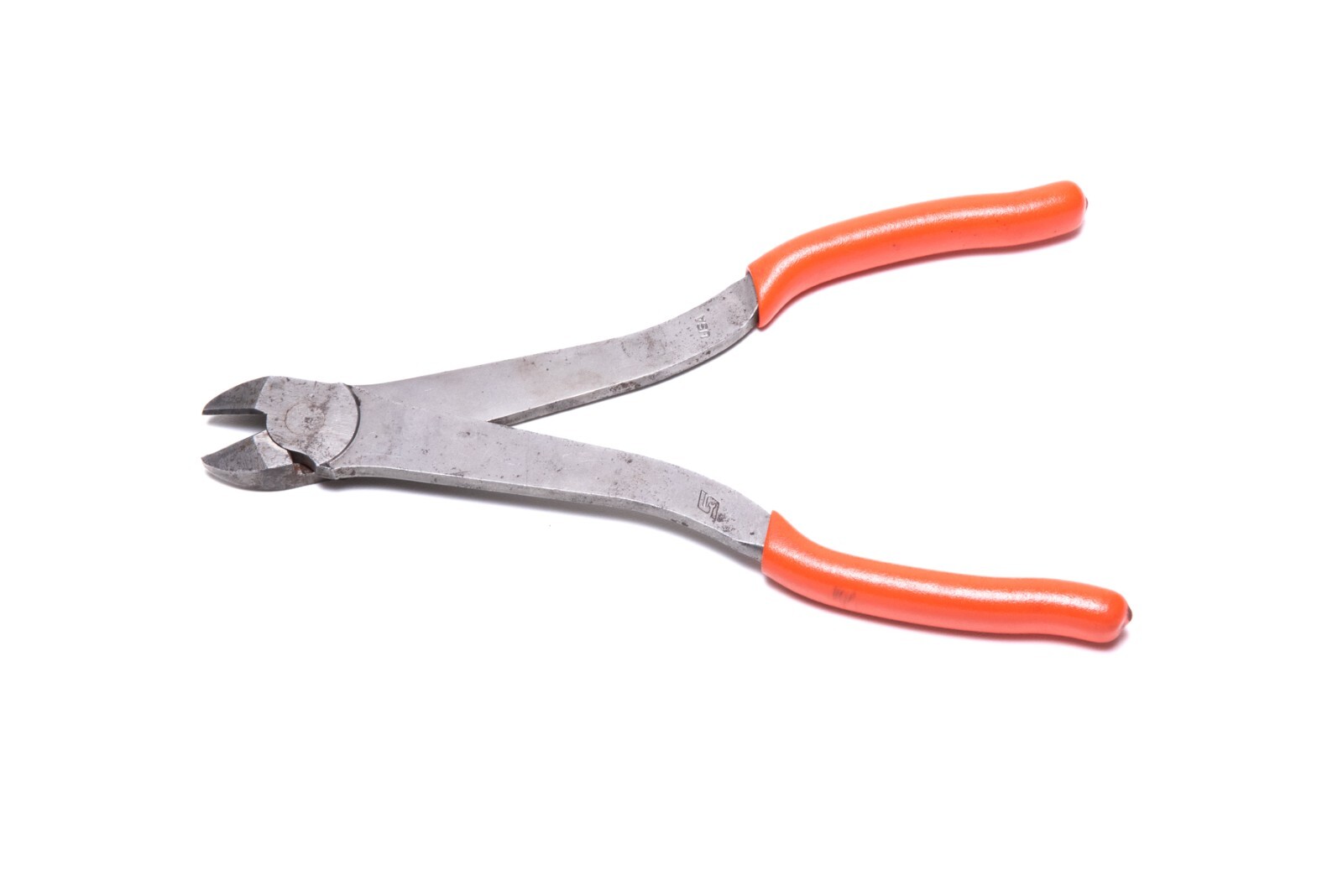 Snap on Tools USED 312CFO Orange 11″ Diagonal Cutters Heavy-Duty Soft Grip