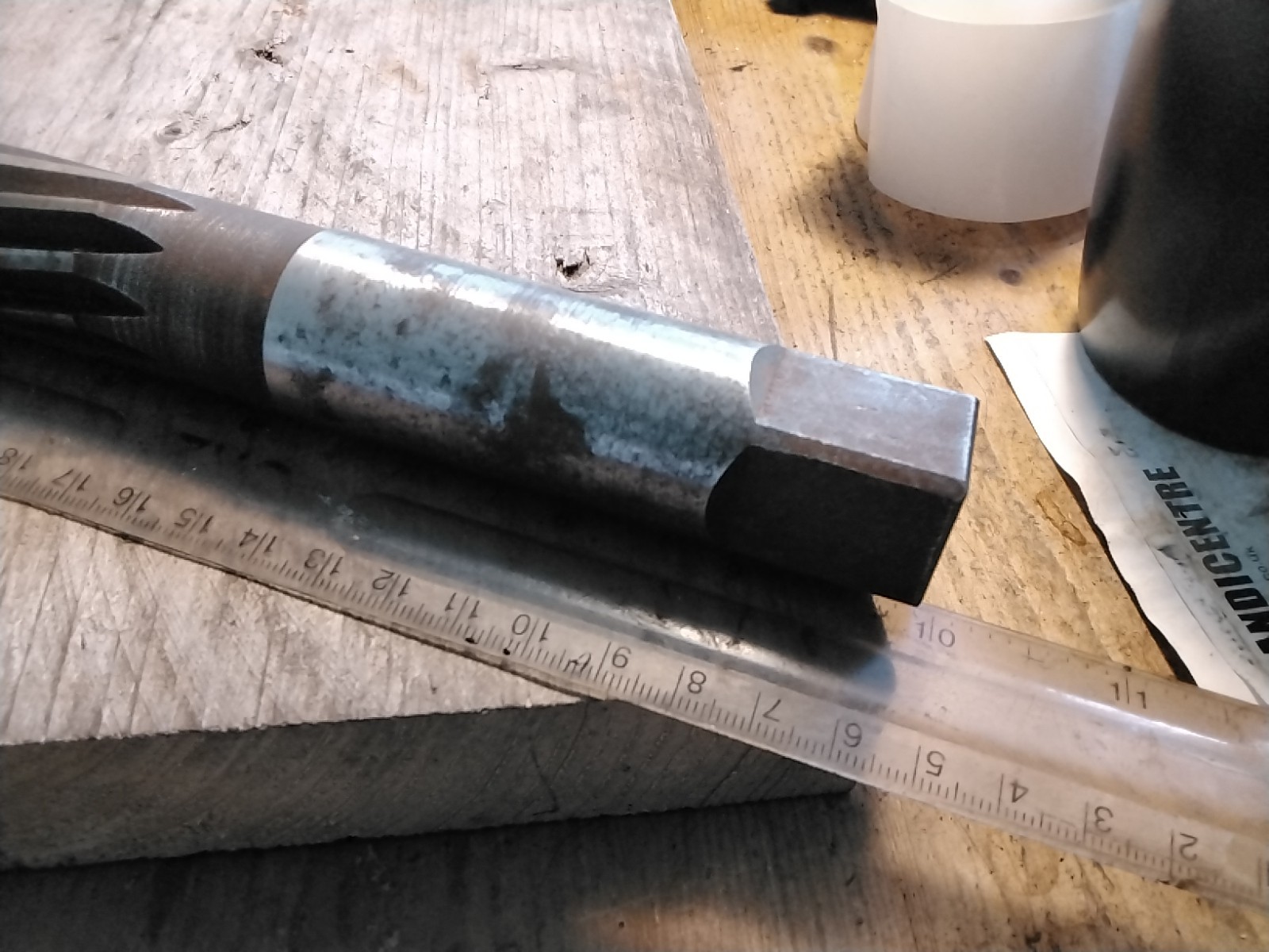 Spiral Reamer 1.1/16″ With 7/8″ Chuck.. Appears To Be Unused..