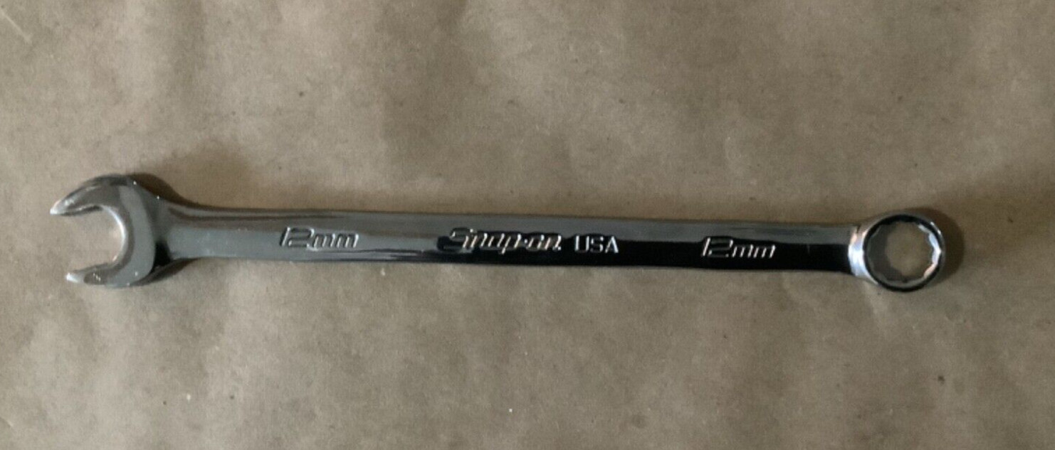 New Snap-on SOEXM12 12mm 12-Point Metric Standard Combination Wrench