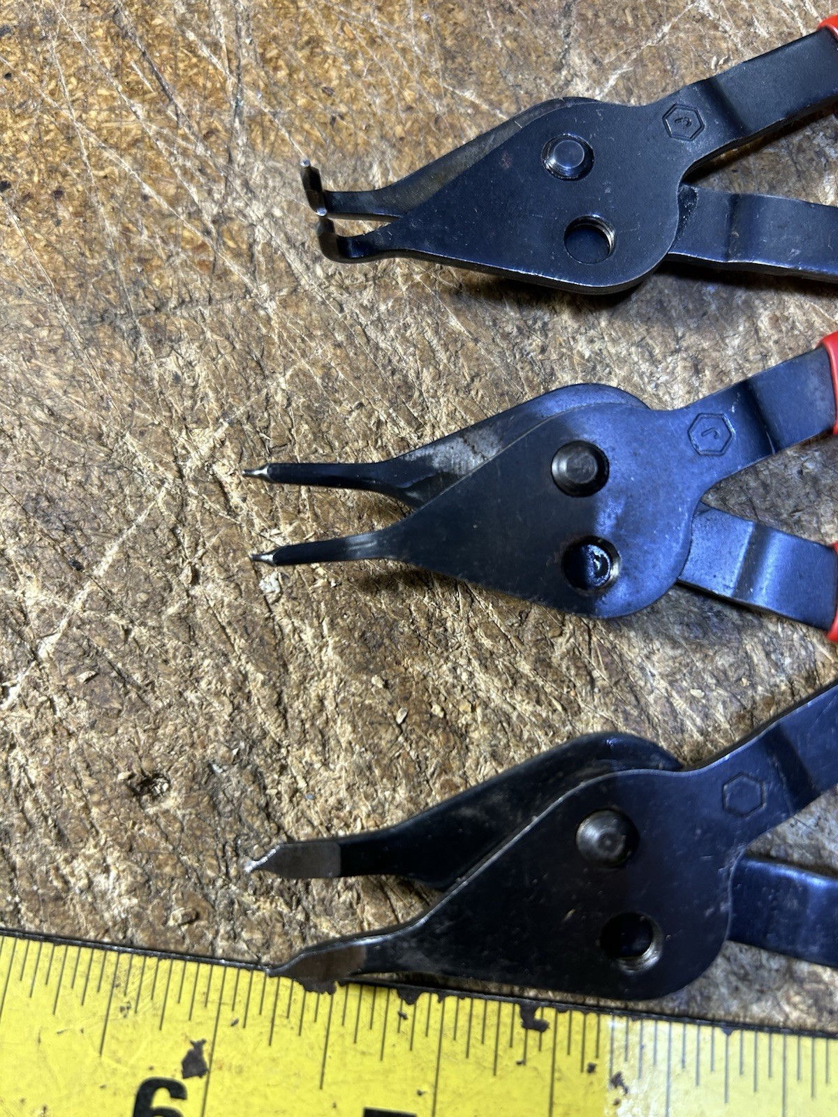 Blue Point PR–12A PR-32A & PRAngled & PR-129A Straight Snap Ring Pliers