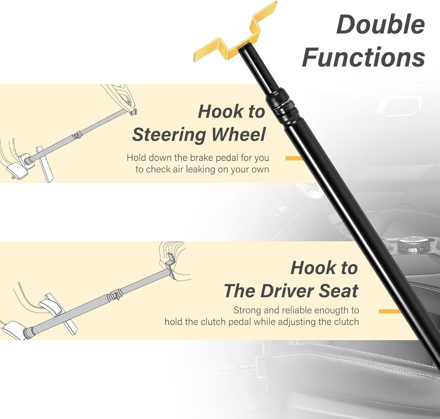 21520 Truck Pedal Depressor Tool For Lisle Universally Fit for Most Vehicles