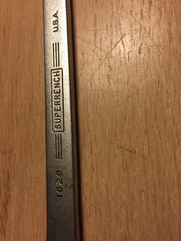 Williams Superrench Tool USA Vintage Open End 25/32-11/16 Wrench 9″Long Free🚢