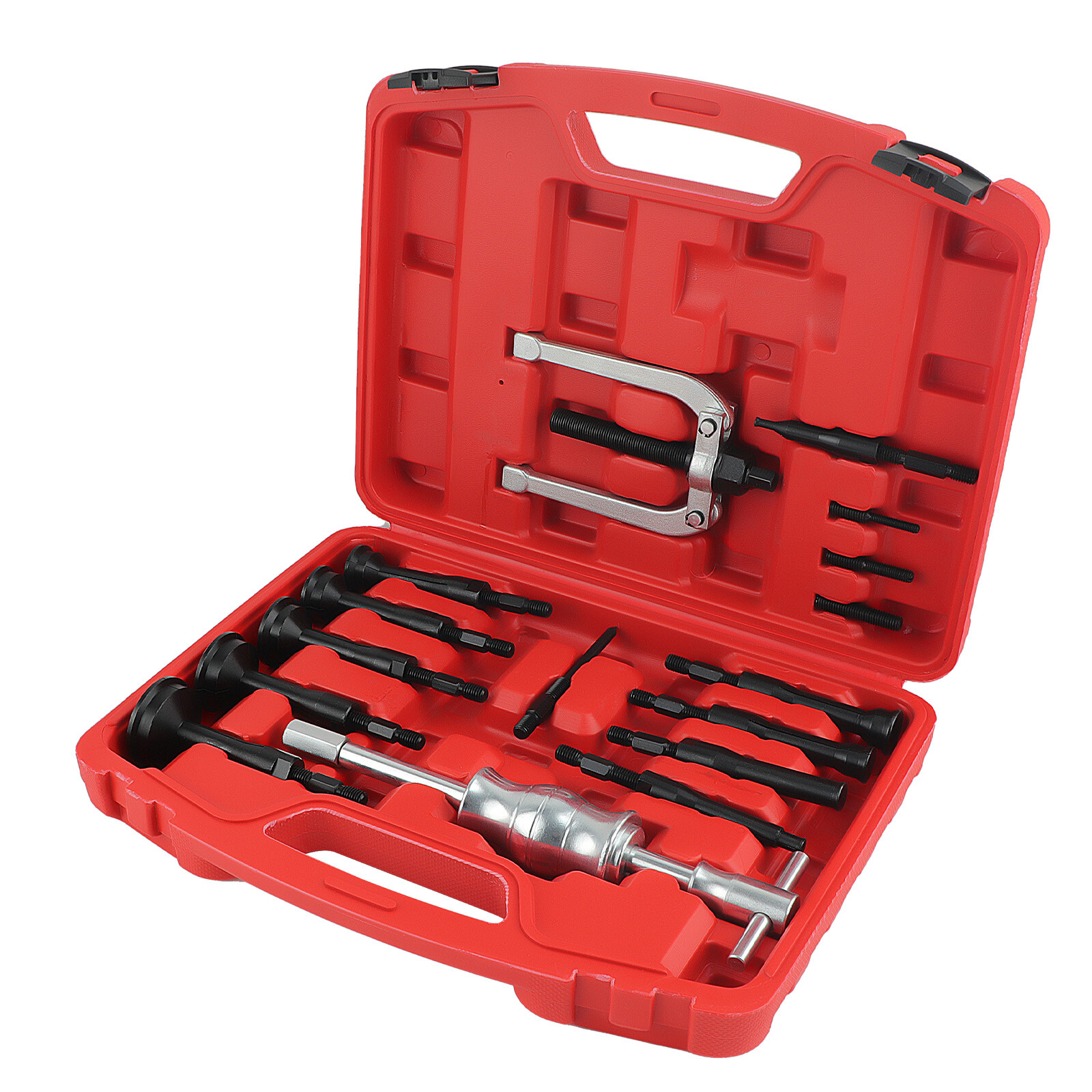 16pcs Inner Bearing Extractor Blind Pilot Bushes Bearings Removal Tool Set