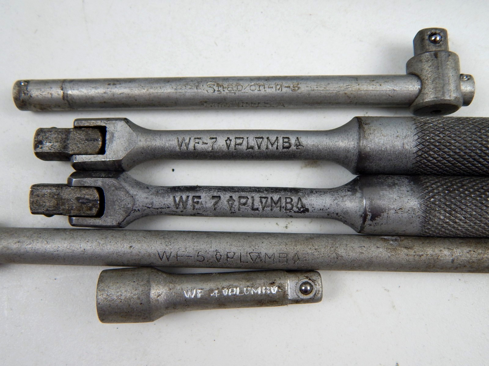 Vintage PLVMB Plomb Proto 1/4″ Drive SAE WWII Socket Set – Some Snap On SK Case