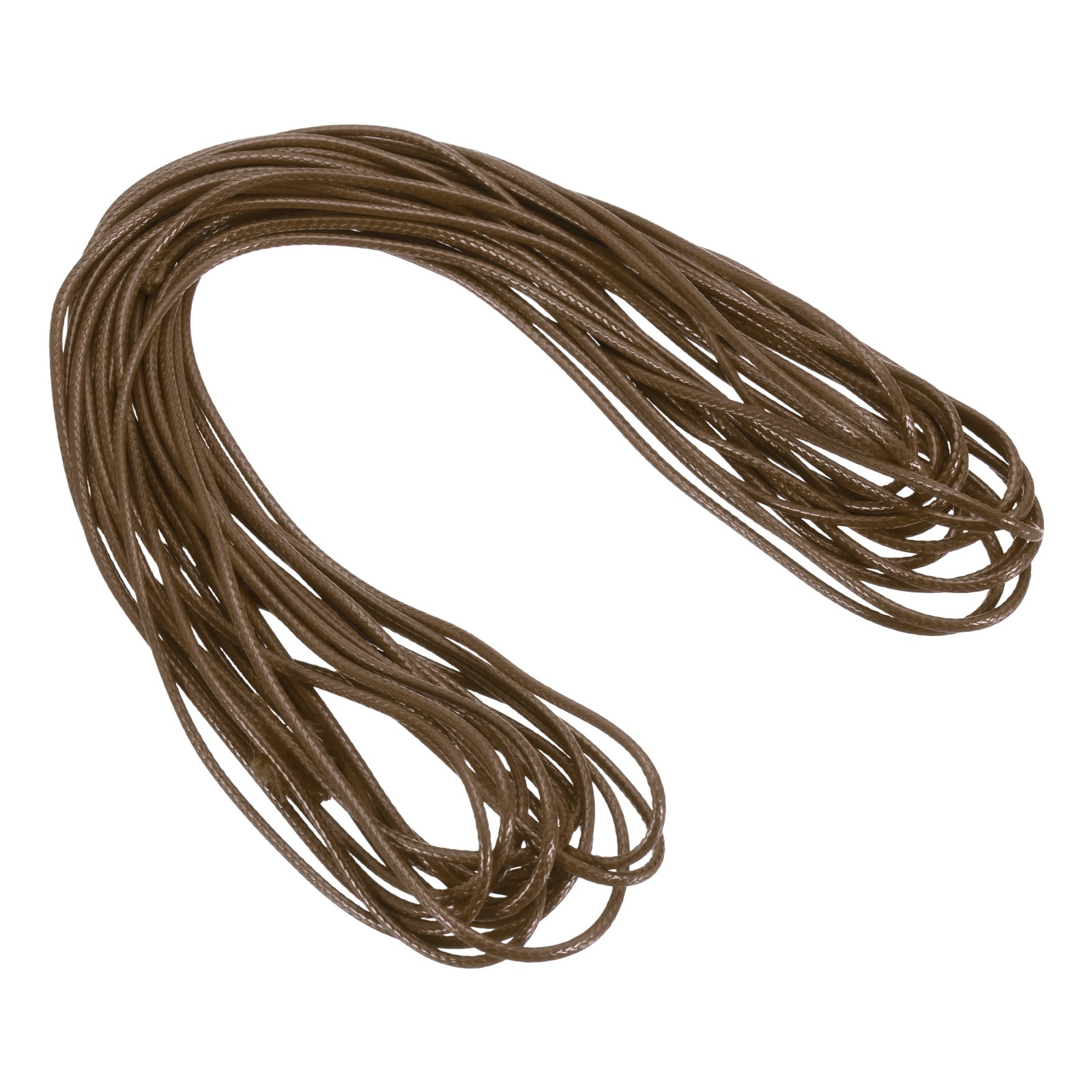 Brown 2mm Waxed Cord 11 Yard Wax Bead Thread String for Jewelry Make