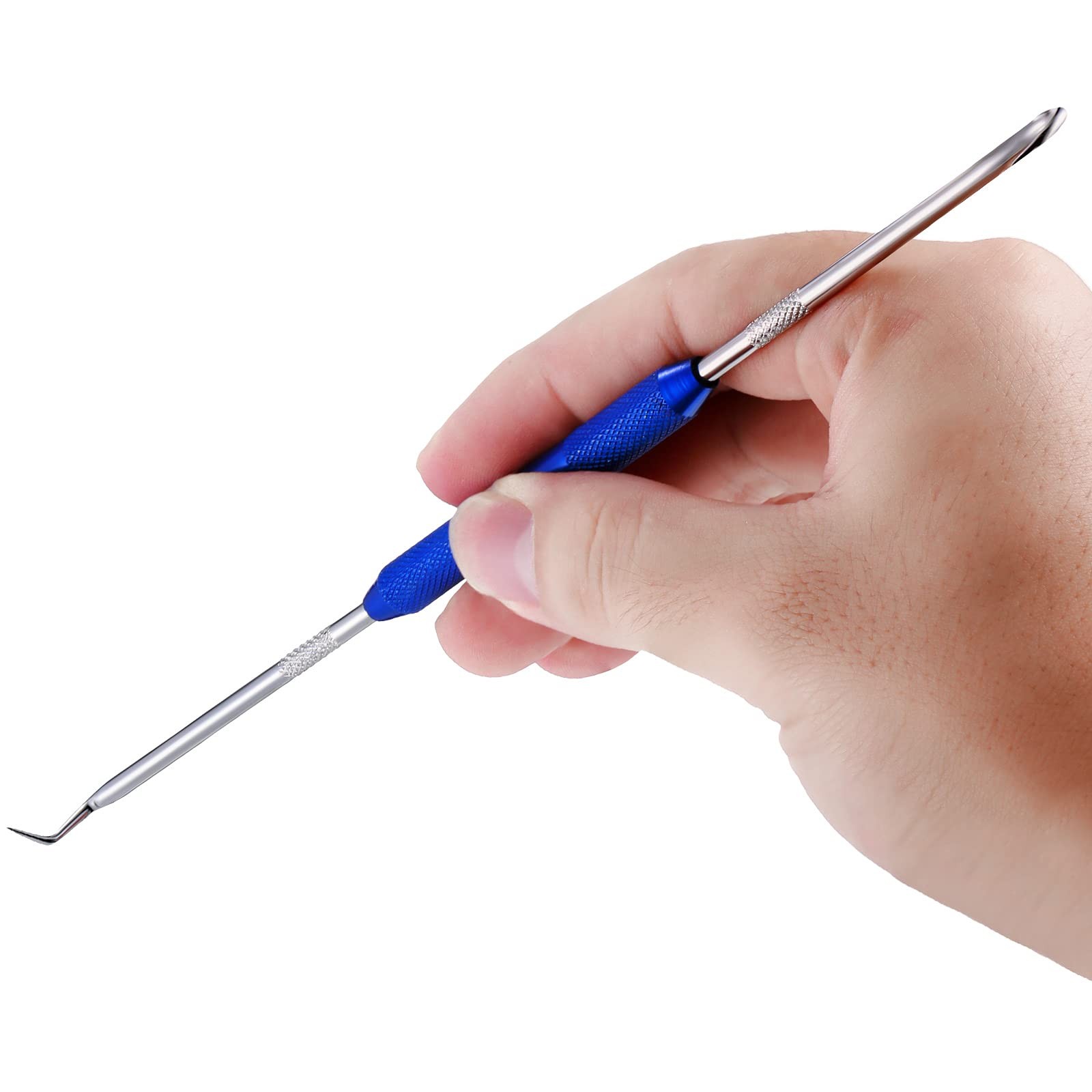 Zhehao 4 Pcs Double Pointed Scriber, 8.3 Inch Metal Scribe silver, blue, red