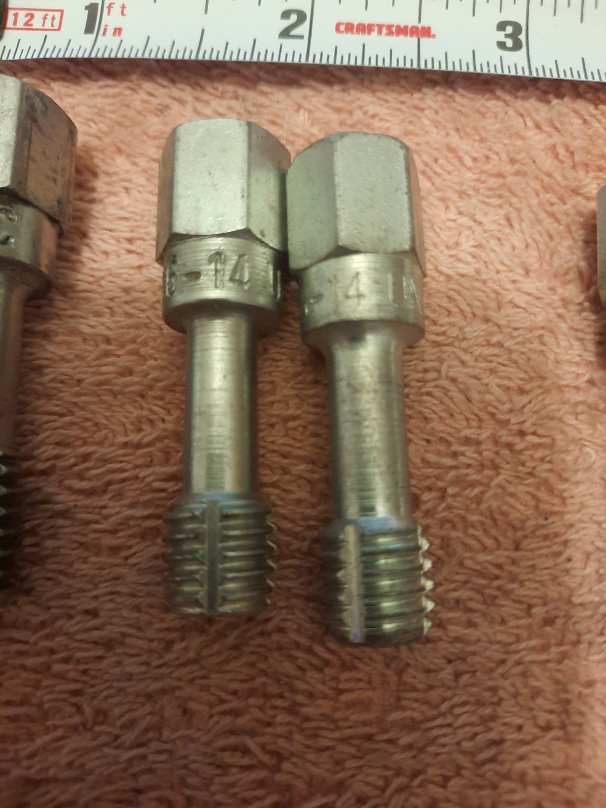 National Coarse Rethreading Taps 6 Piece Set