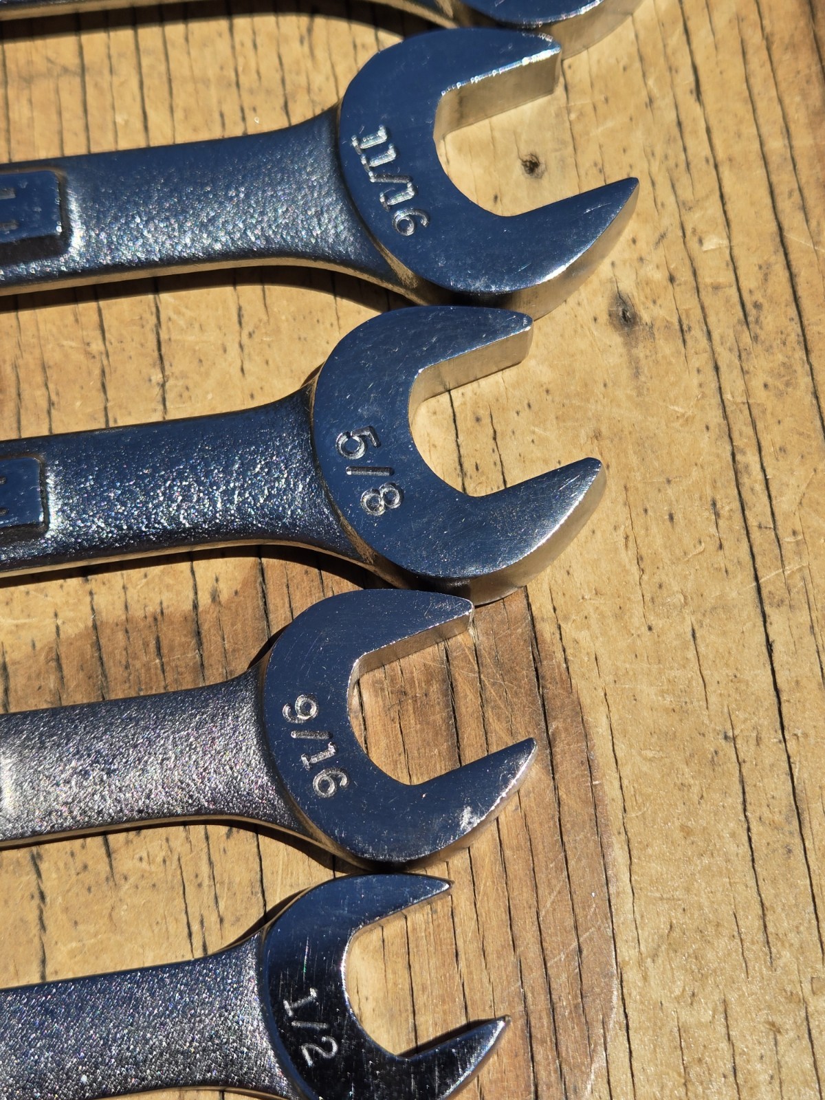 Vintage Craftsman VA USA 13pc SAE 6 Point Combination Wrench Set 1/4″-15/16″ EUC