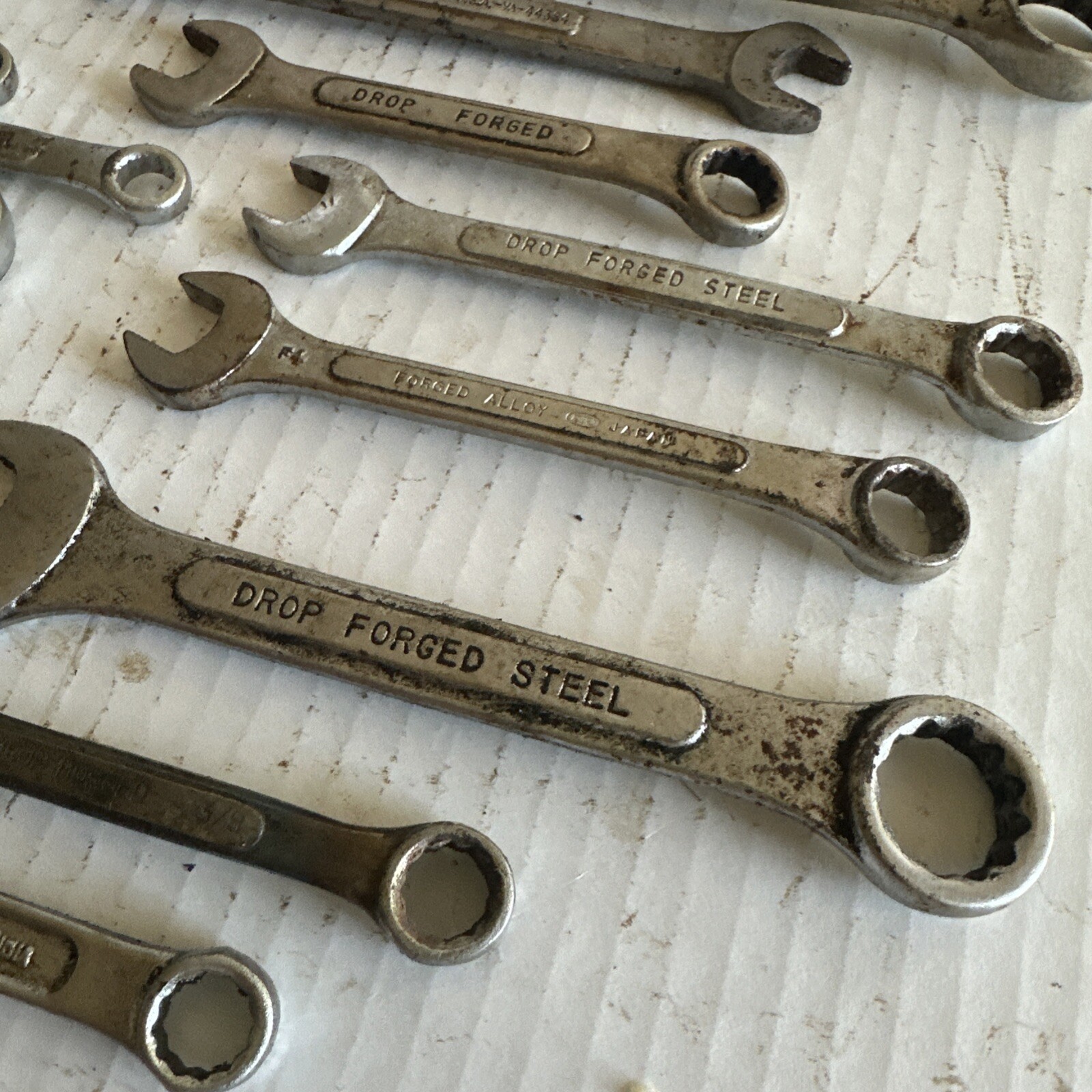 24 combination wrenches standard OPEN / BOXED ends DOUBLES Tatools Durabuilt vgc