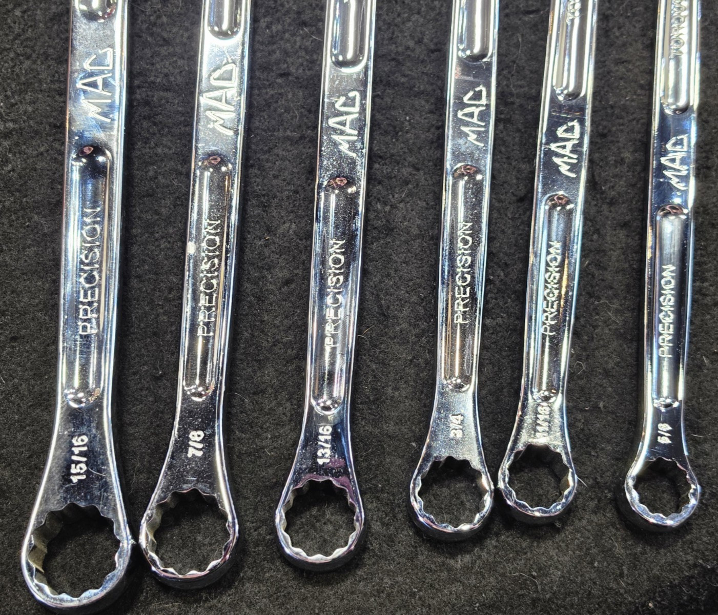 MAC SCL14PT,14PC,SAE,12PT,OPEN END COMBO WRENCH SET, PRECISION TORQUE, FREE SHIP