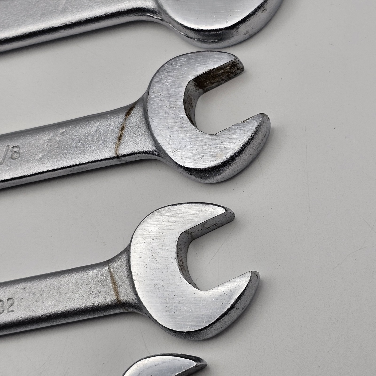 Vintage Thorsen Double Open End Wrench Set 1/4″ to 7/8″ USA Made Lot Of 6