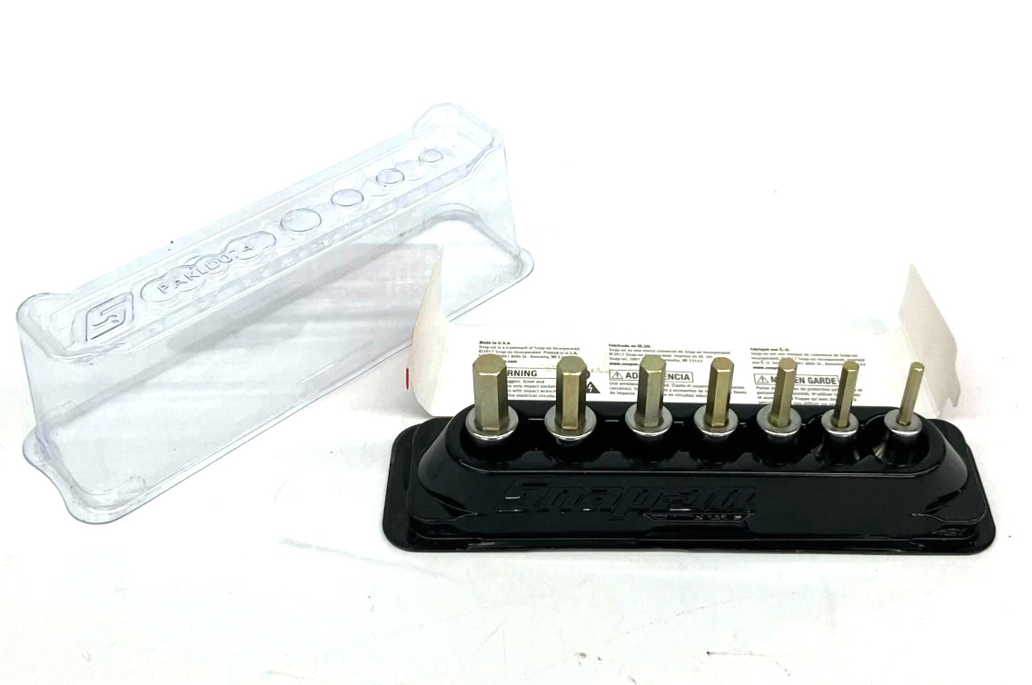 Snap-On 207EFAMY 7pc 3/8″ Drive Hex Bit Socket Set Unused In Storage