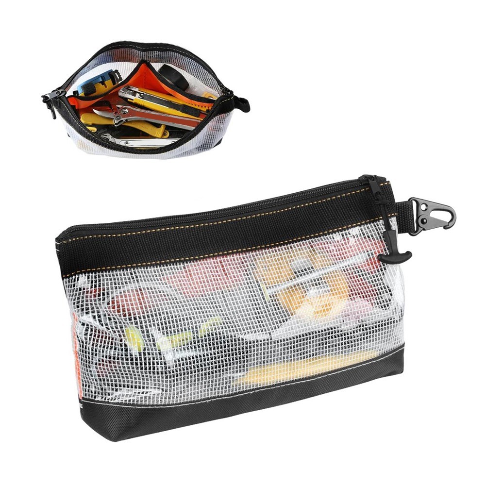 Transparent Tool Storage Bag Made of PVC 11.81×6.69 Inch Compact Design