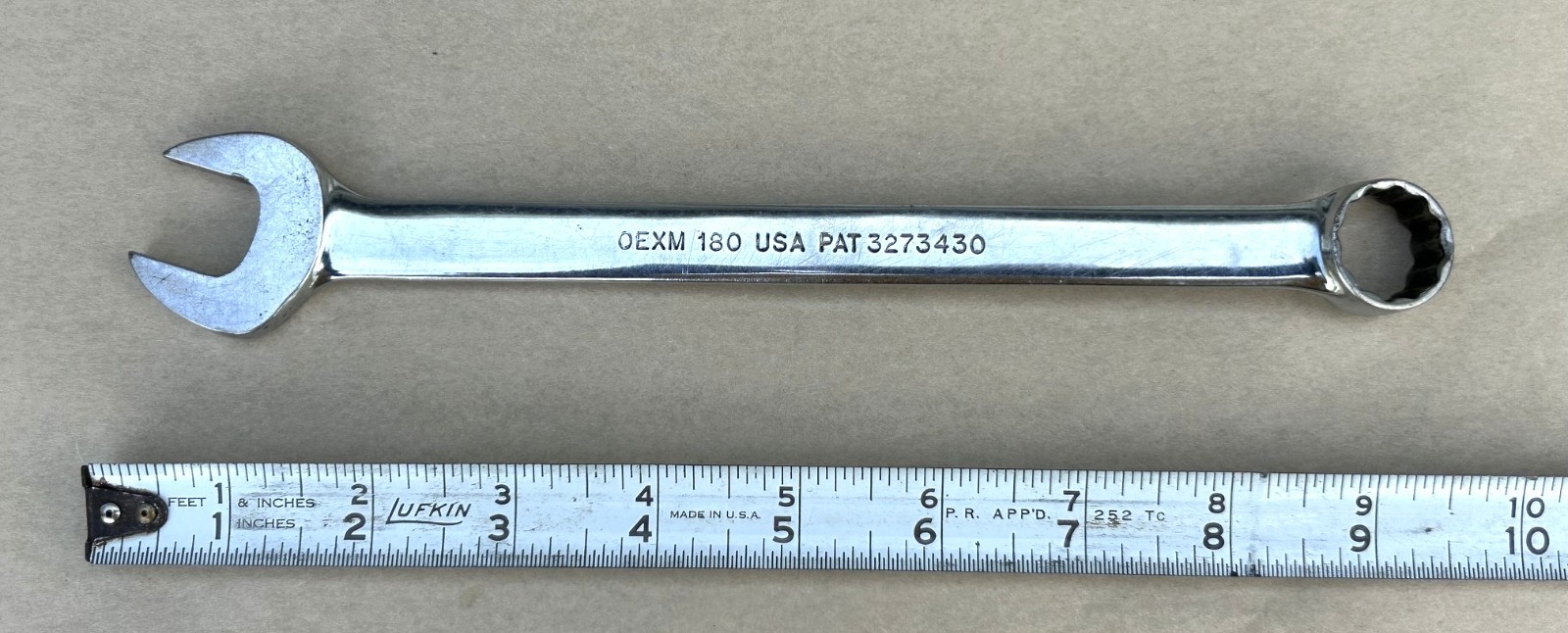Snap-on 18mm Combination Wrench OEXM180 USA FREE SHIPPING
