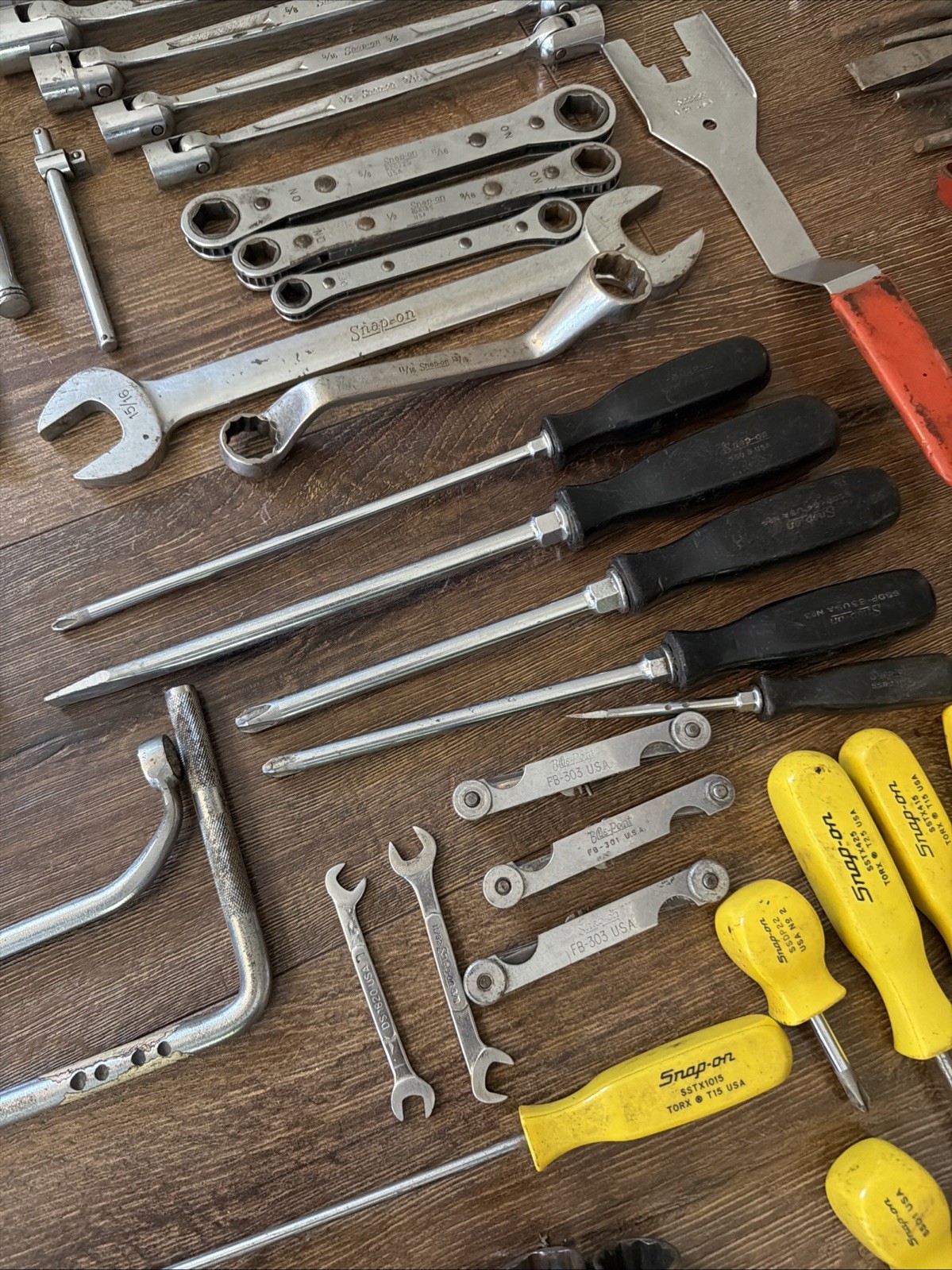 Large Snap On Mac Craftsman Tool Lot, Wrench’s screwdrivers Ratchet Flex Head