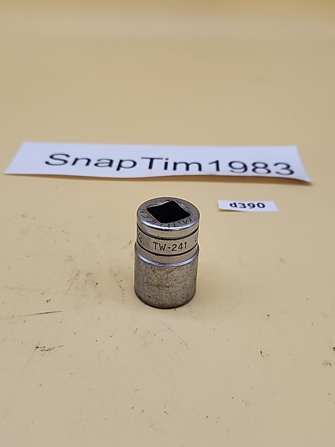 Snap-on Tools TW241 3/4″ SAE Flank Drive Shallow Socket 1/2″ Drive 6 Pt USA
