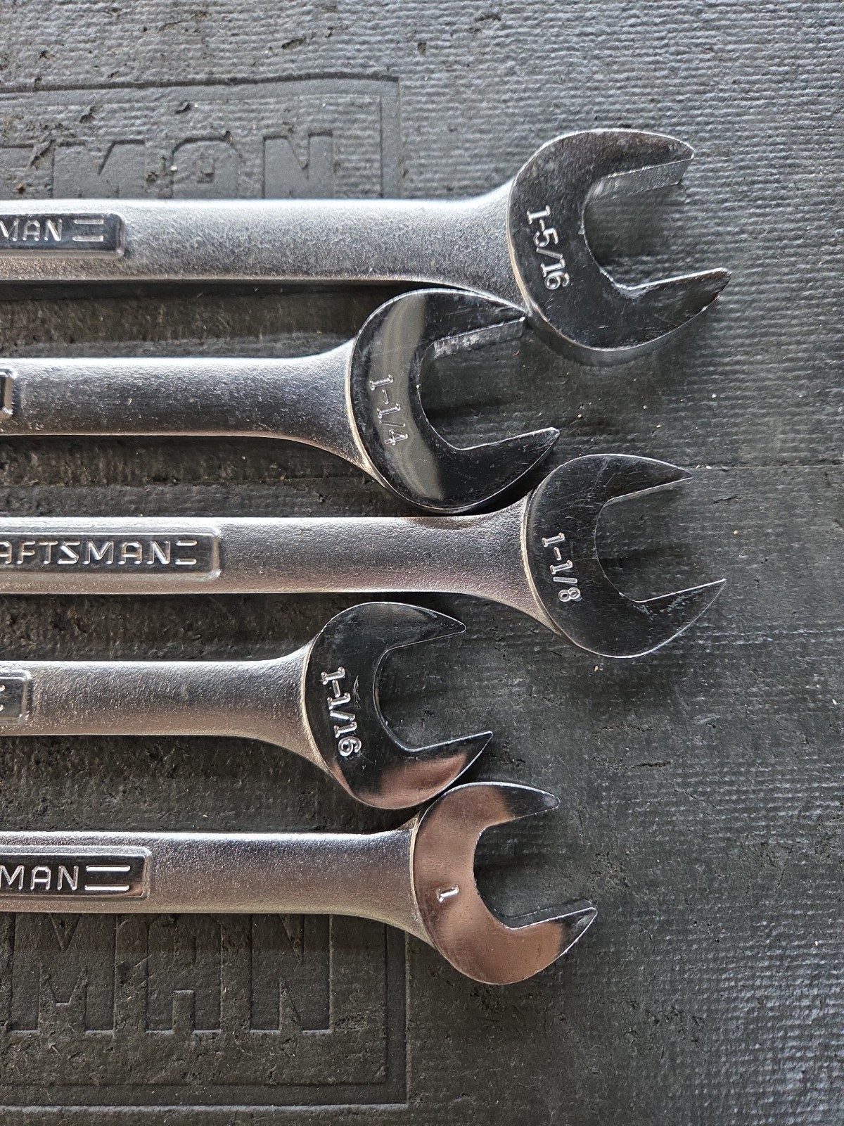 Craftsman 46939 5pc 12-Point SAE Large Combination Wrench Set 1” to 1-5/16”