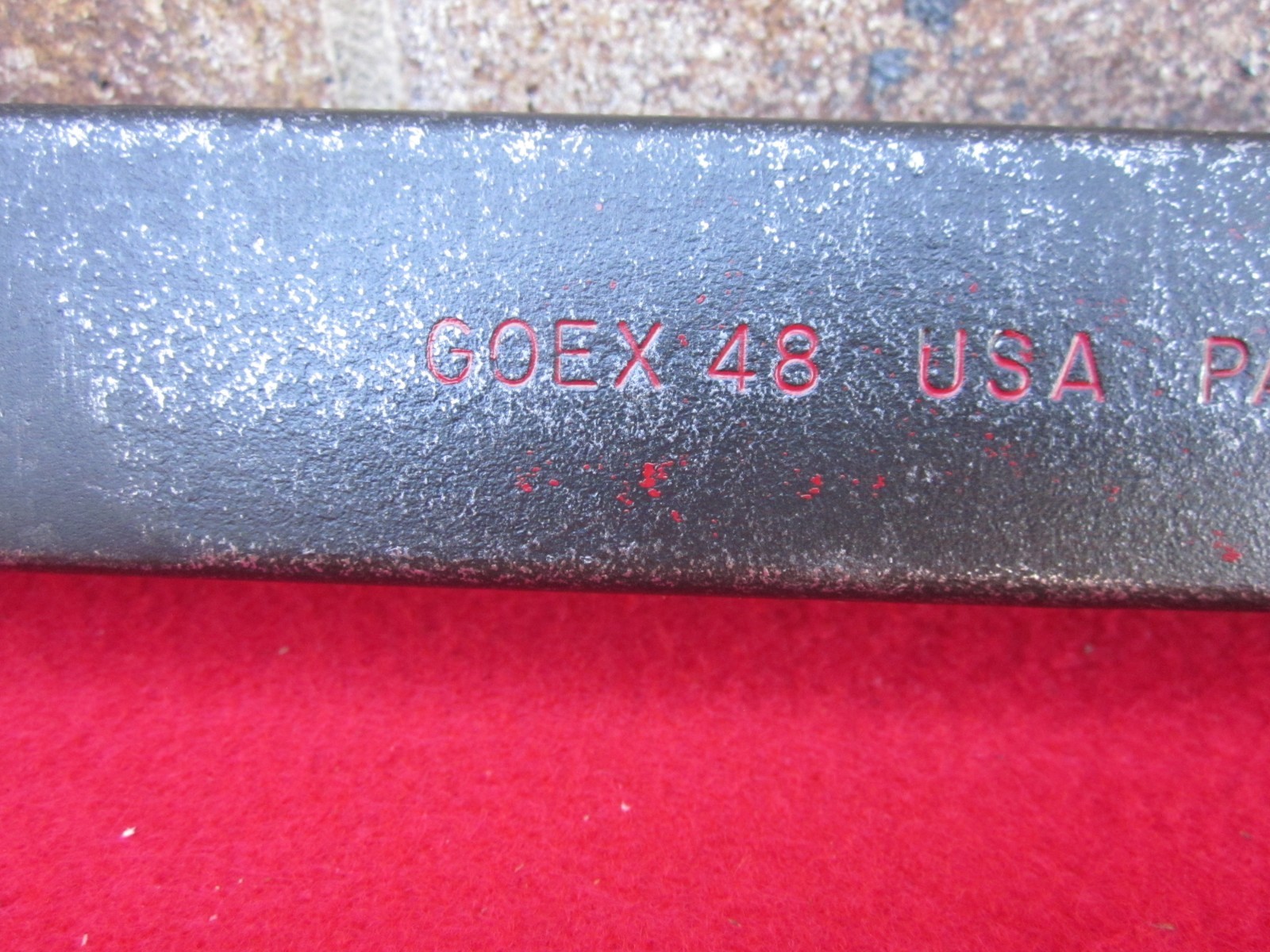 Snap-on GOEX48 1 1/2″ 12 Point Black Industrial Finish Combination Wrench USA