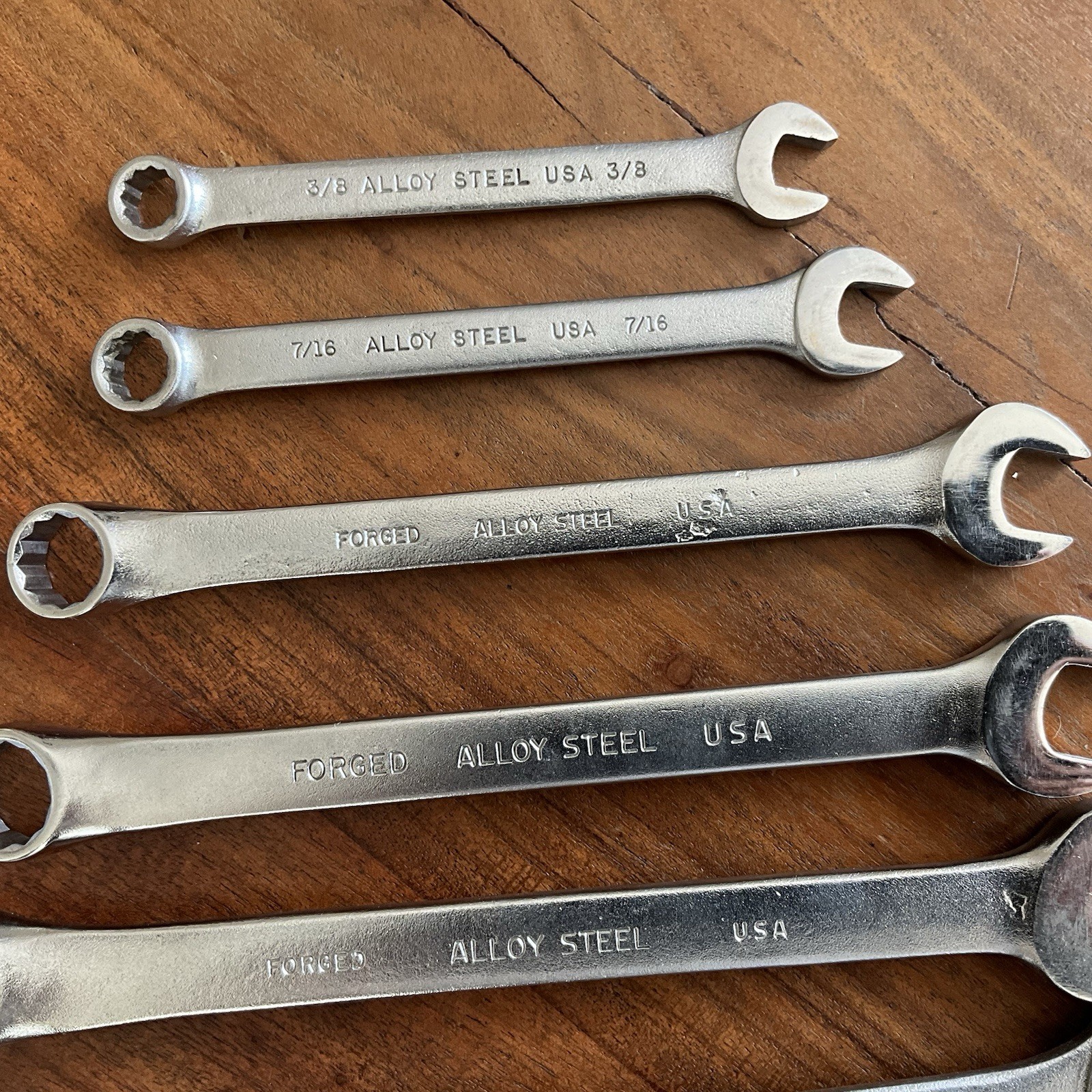 Blackhawk USA SAE Combination Wrench Set 12 Point 7/8″ to 3/8″