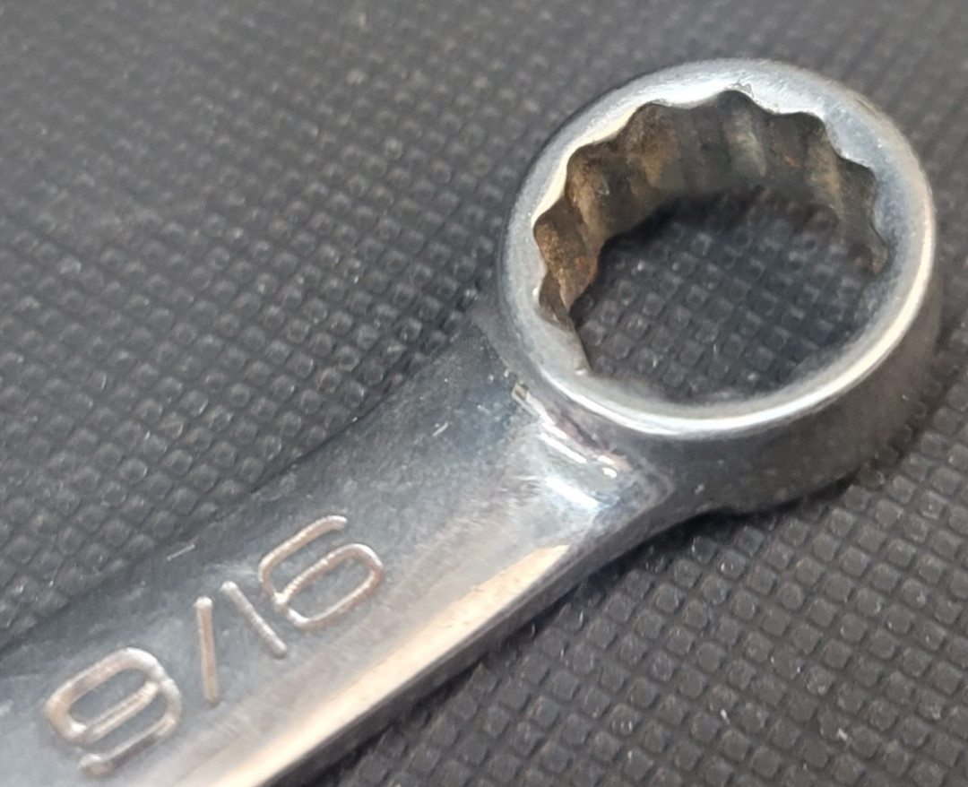 Snap On OEX180B 9/16″ SAE 12 Point Short Combination Wrench USA