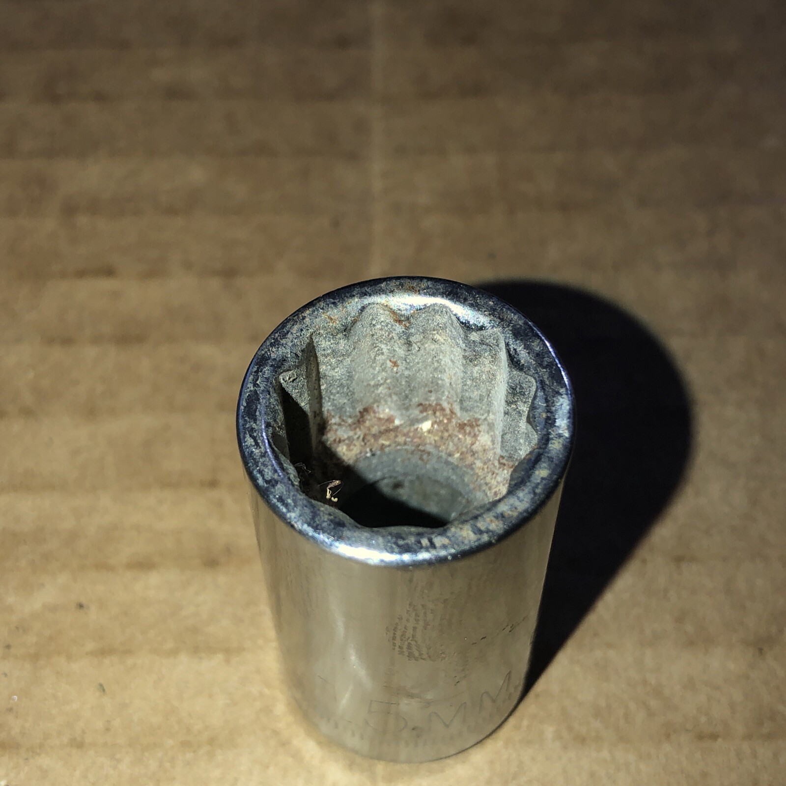 Craftsman USA 15mm 12 Point 1/2″ Drive Socket 44236 Inverted G1 Series