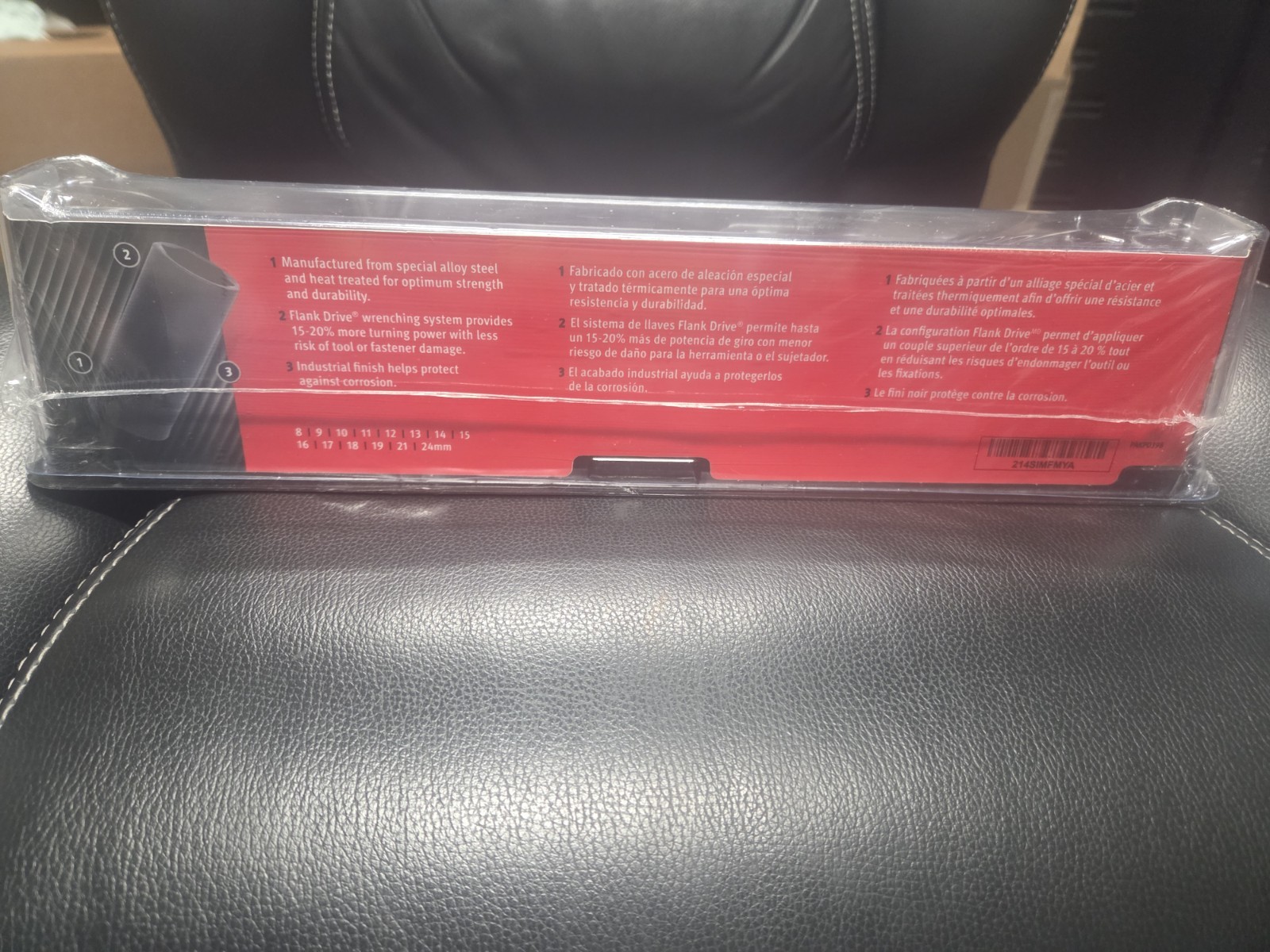 New Snap-on™ 3/8″ drive 8 to 24 mm 14pc 6-pt Deep Impact Socket Set 214SIMFMYA