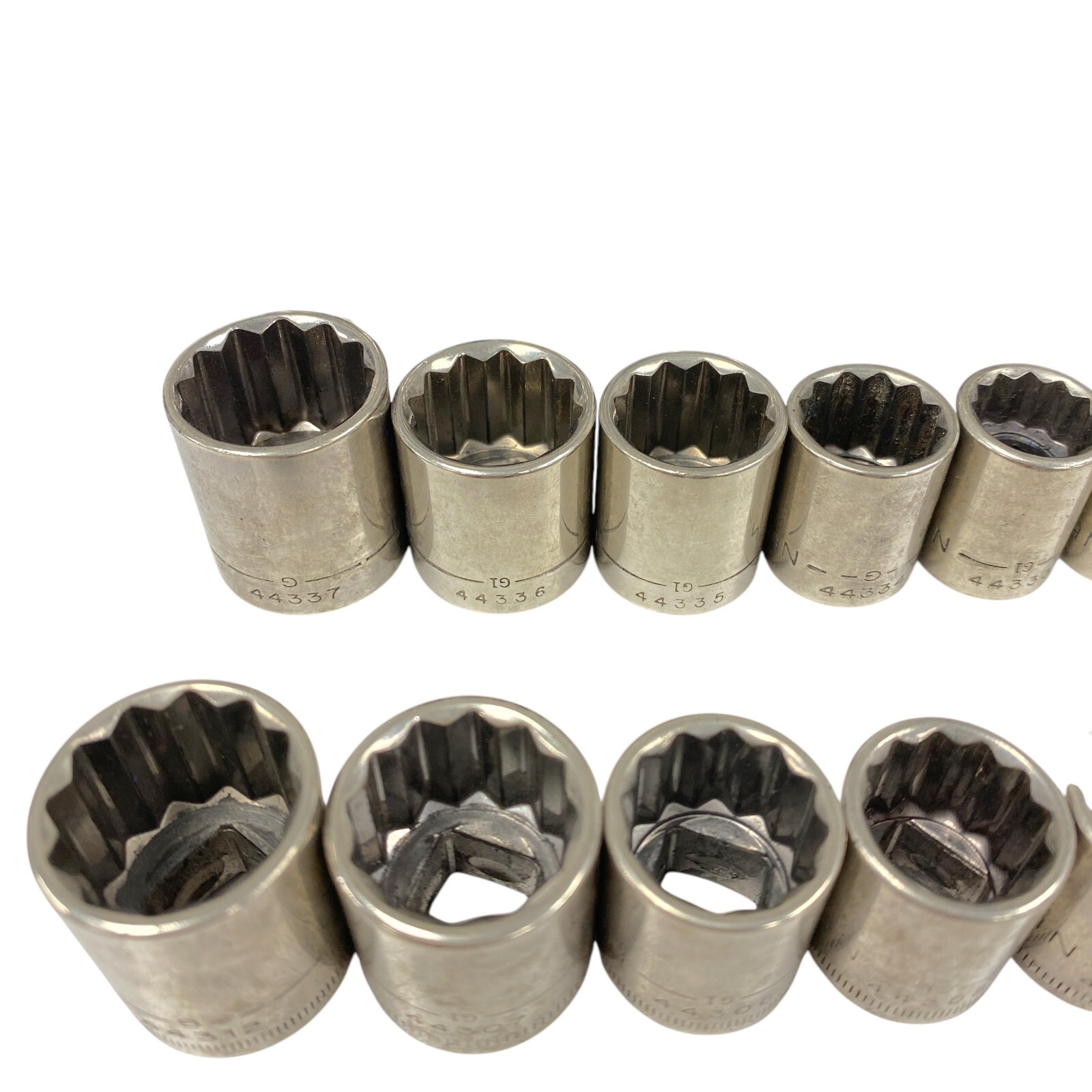 Craftsman 12 Point Metric SAE Standard and Deep Socket Set Made in USA, 21 Pcs