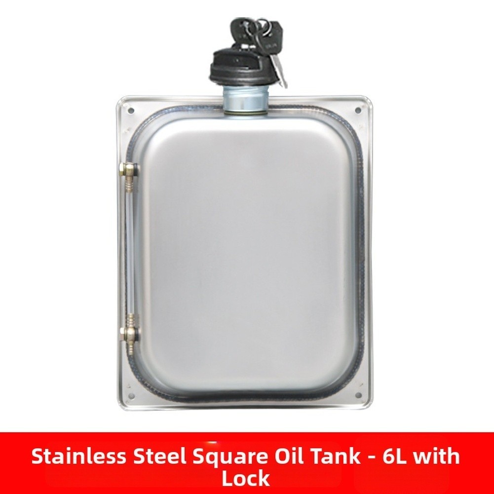 For Outdoor Storage 6L Fuel Tank Lockable Fuel Canister Anti Theft Feature