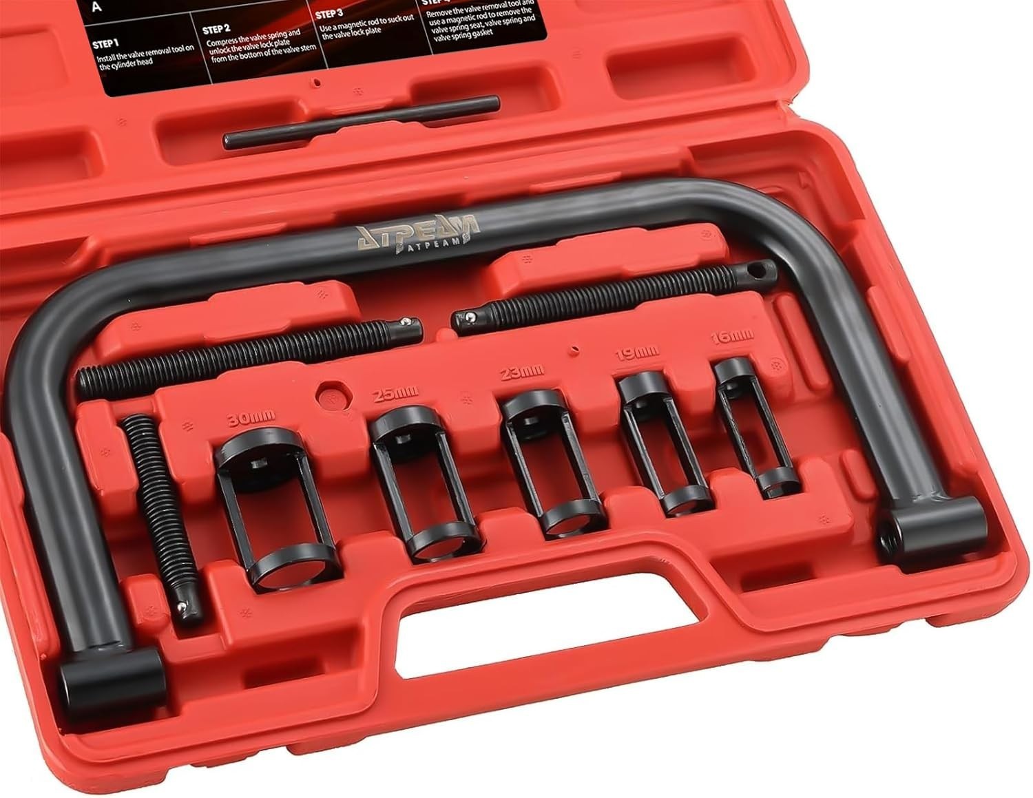 Corrosion-Resistant Valve Spring Compressor C Clamp Tool Set for All Vehicles