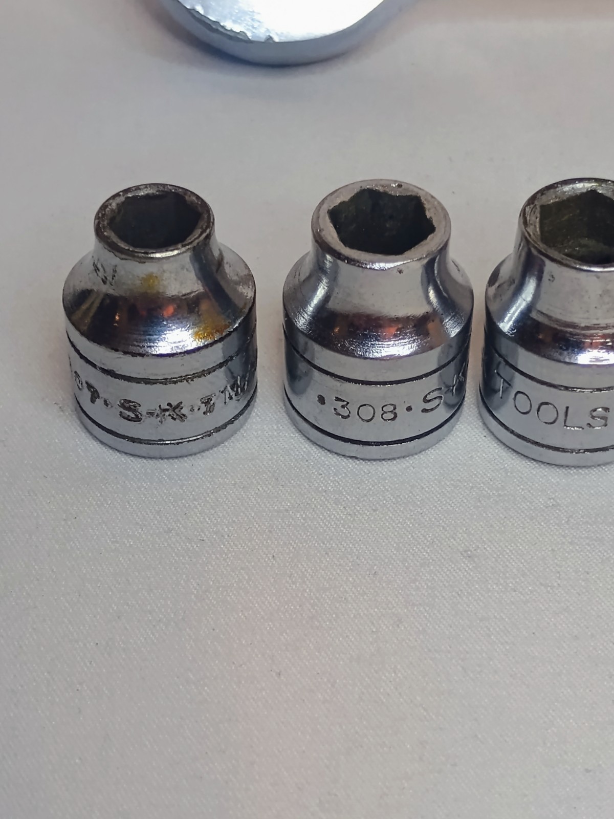 SK S-K Tools 3/8” Drive Ratchet With 7,8,9,10,11,12,13,14,15,17 mm Sockets