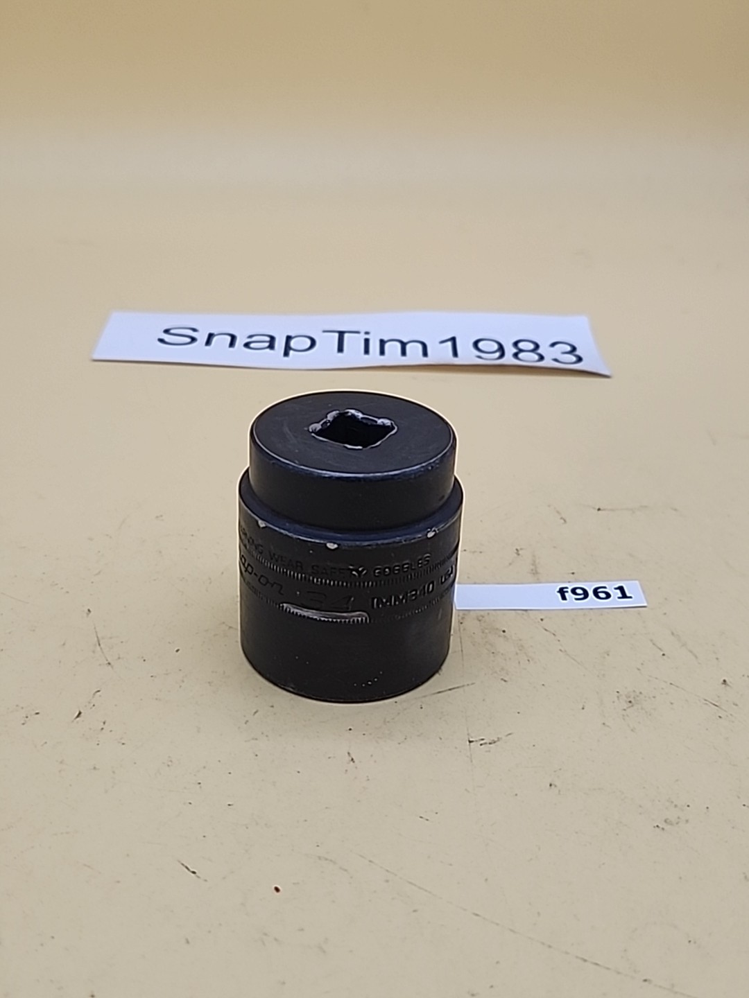 Snap-on Tools 1/2″ Drive 34mm Metric 6pt Shallow Impact Socket IMM340 USA