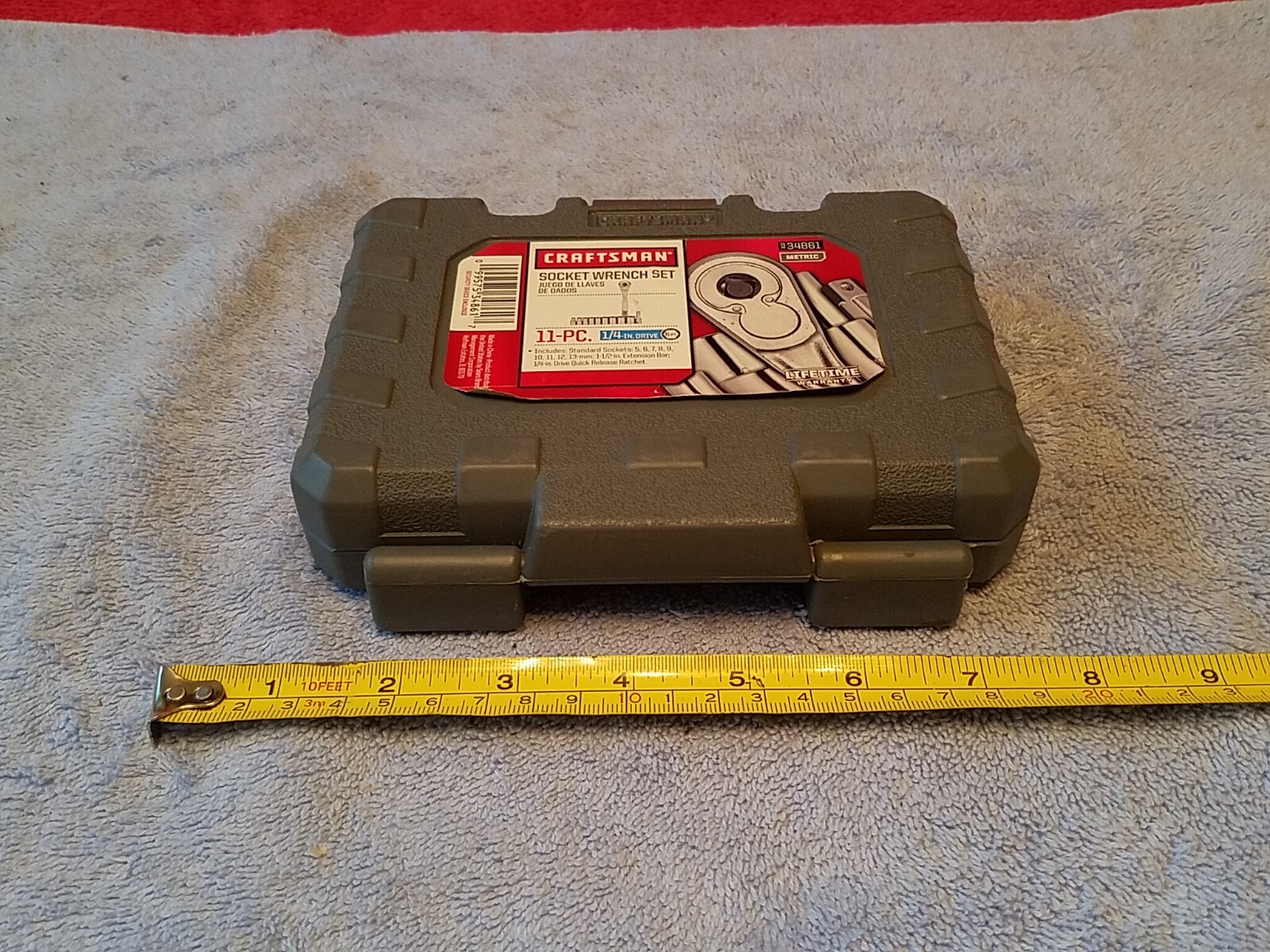 Craftsman 9-34861 11pc 1/4″ Drive Metric Socket Wrench Set