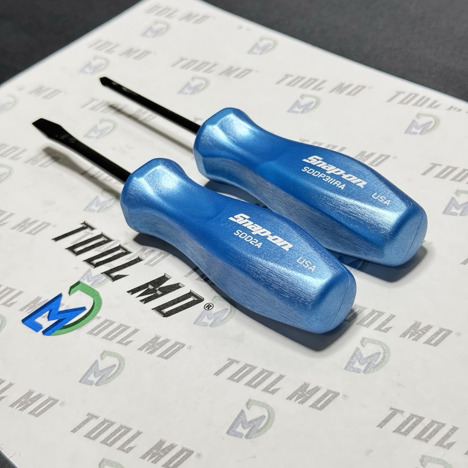Snap-on Tools USA RARE NOS PEAL BLUE Industrial Screwdriver Set SDDP31IRA SDD2A