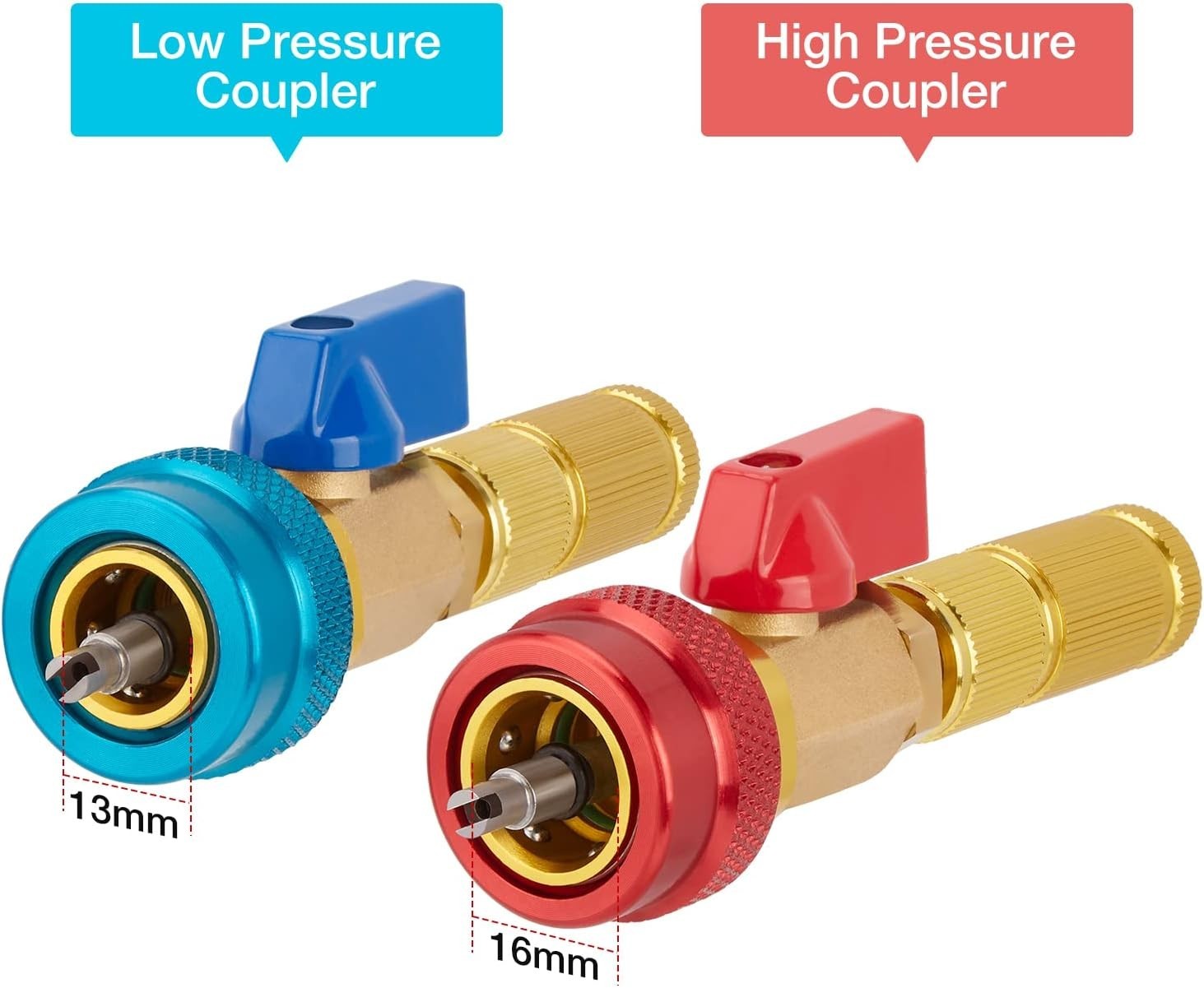 High Low Pressure Valve Core Remover Tools Kit for R134A Air Conditioner System