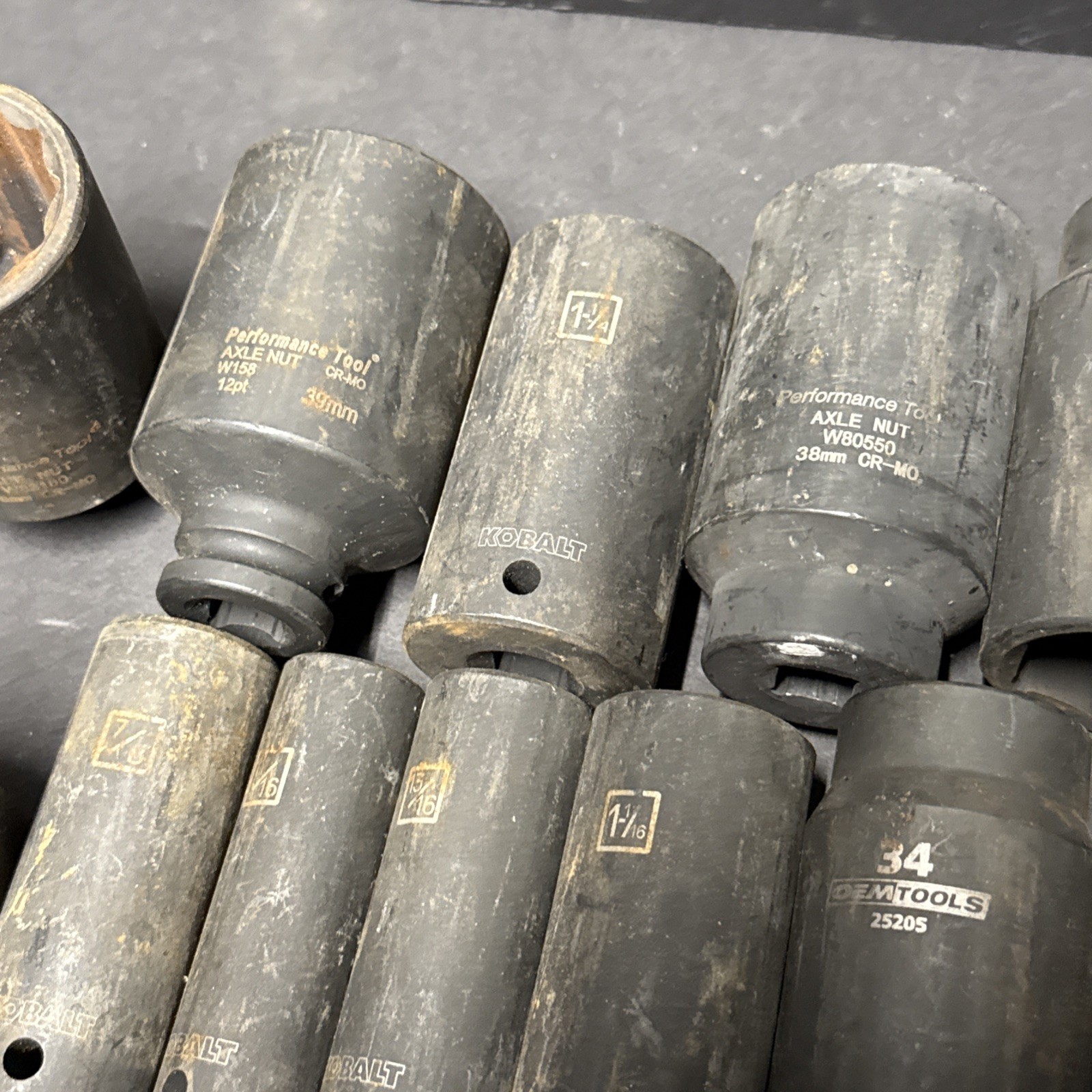 Impact Socket Driver Lot – Kobalt – Oem Tools – Performance Tools – Pittsburg