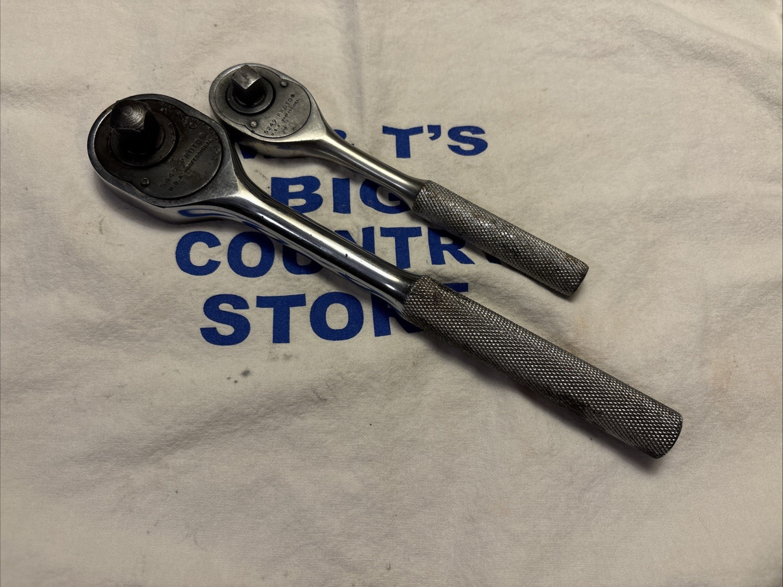 Vintage Proto Professional USA 3/8″ Drive & 1/2″ Drive Ratchets 5249 5449