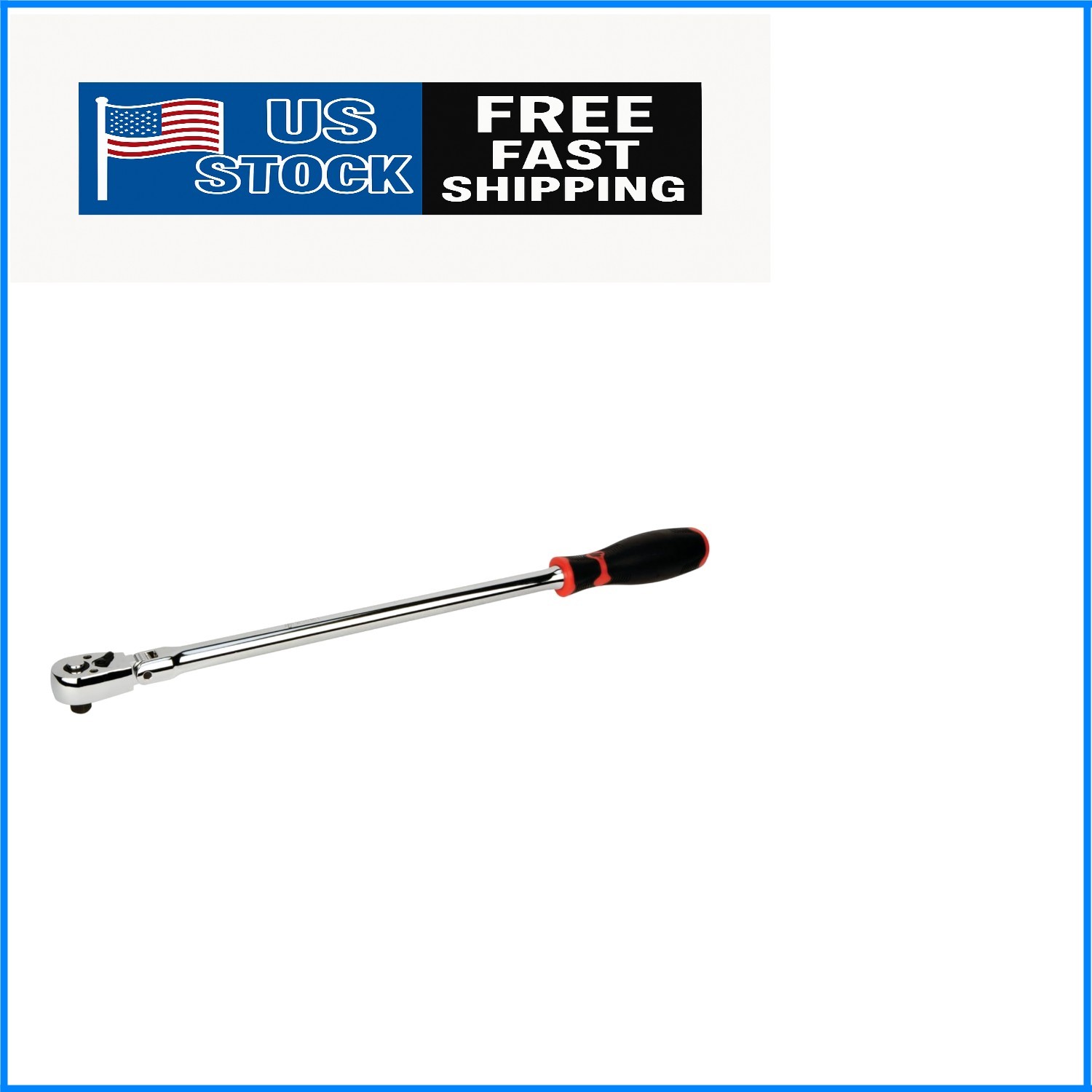 Versatile Flex Head Long Ratchet – 3/8″ Drive with Corrosion Resistance